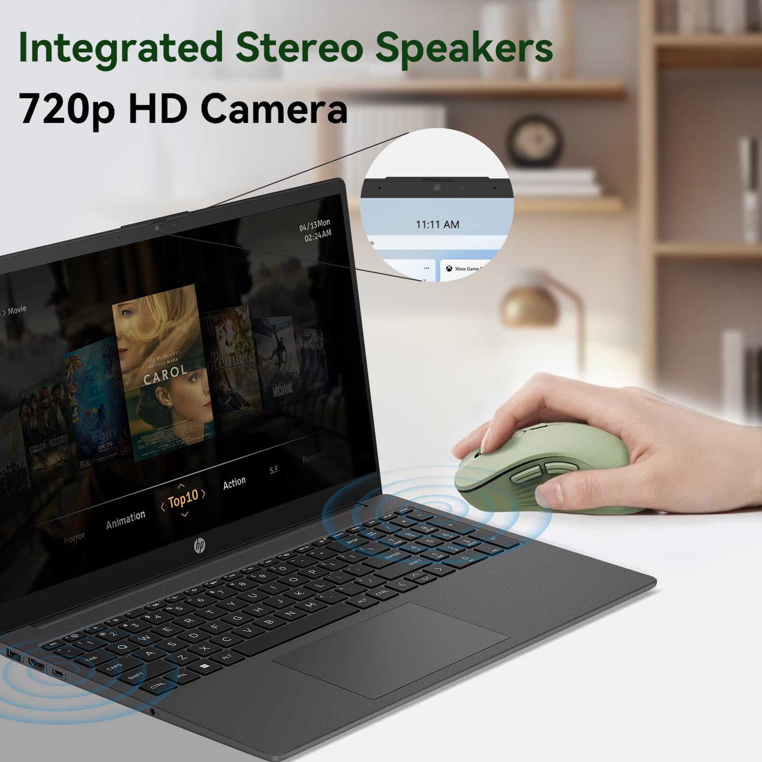 Hp 255 G10 Professional Business Laptop, Amd Ryzen 7 7730U, 15.6'' Fhd Ips Display, 16Gb Ram, 1Tb Ssd, Hdmi, Wi-Fi 6, Webcam, Wi