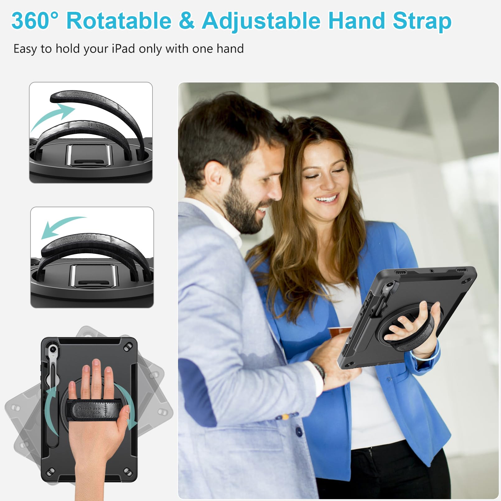 Case For Galaxy Tab S9/S9 Fe 5G 2023: Tpu Cover For Samstng Tablet S9 11'' /S9 Fe 10.9'' With Screen Protector  Stand  Handle Sh