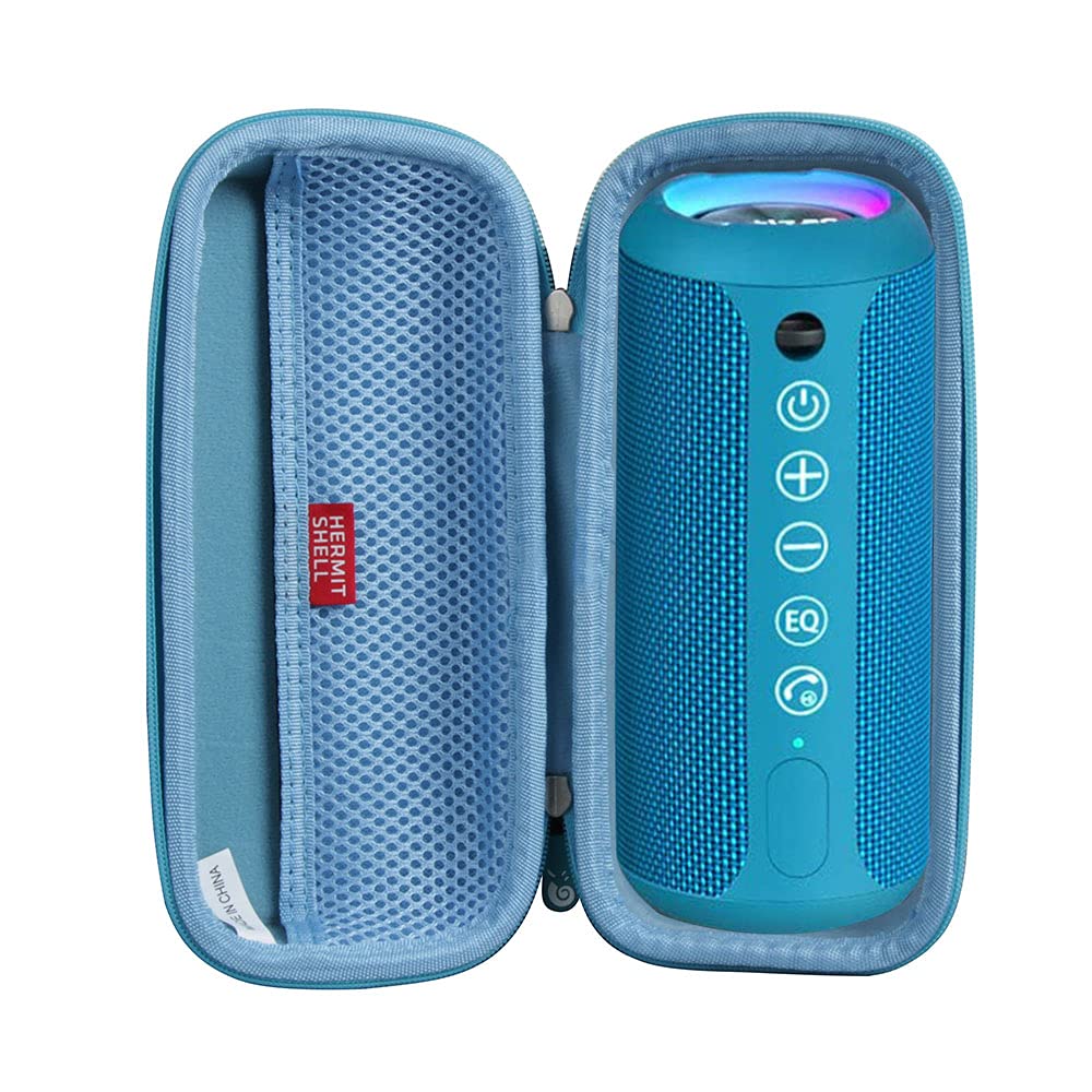 Hermitshell Hard Travel Case for Ortizan Portable Bluetooth Speaker IPX7 Waterproof Wireless Speaker (Light Blue)