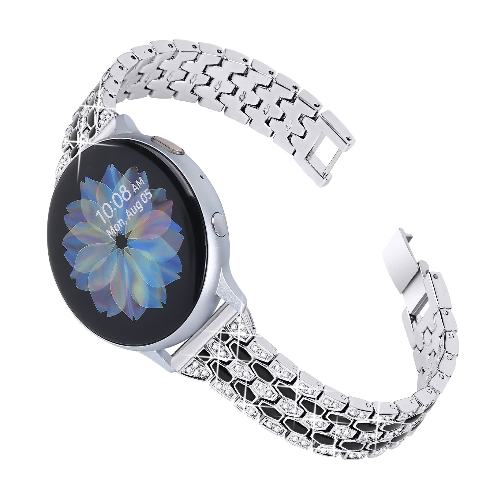 Joyozy Women Girls Stylish Bands Compatible With Samsung Watch 6/5/4 Galaxy Watch Active 40Mm/Active2 40Mm 44Mm/Watch 5 Pro,20Mm