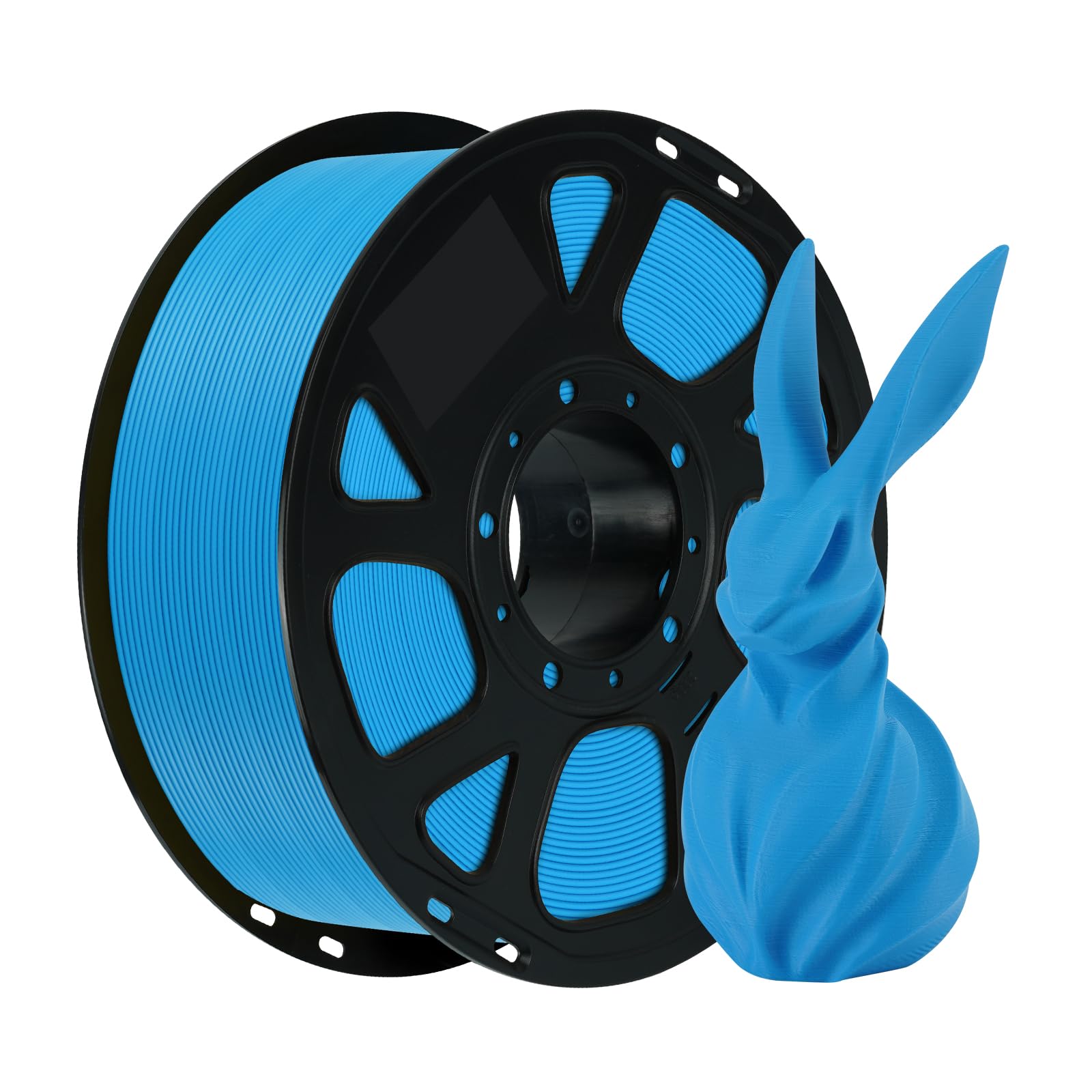 Kingroon Cyan PLA Filament 1.75mm, 1kg Spool (2.2lbs), Dimensional Accuracy +/- 0.03mm, Neatly Wound Spool, Smooth Printing 3D P