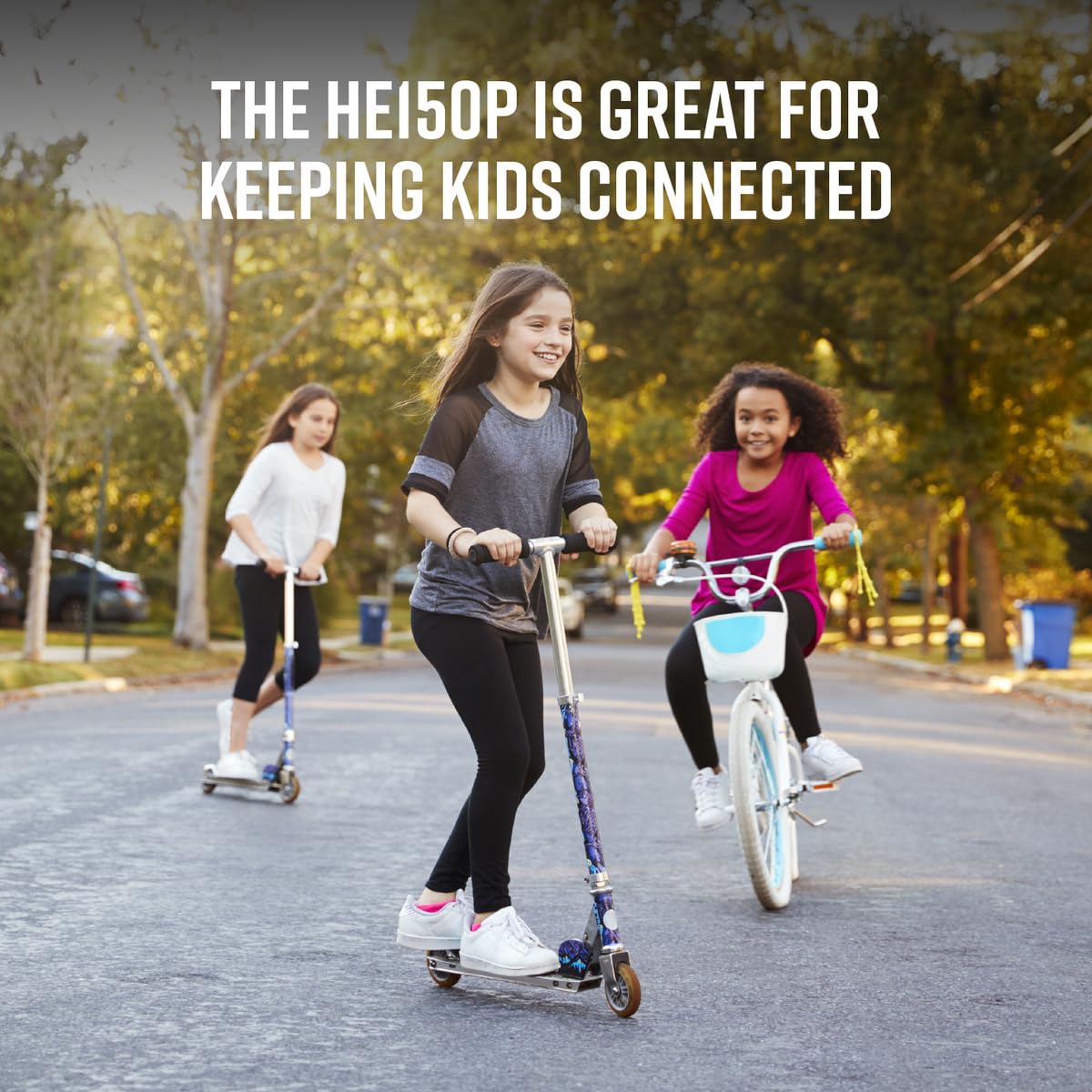 Cobra He150 P - Kid Friendly Walkie Talkies - 16-Mile Range, 2 Channels Two-Way Radio Set, Pink, (2-Pack)