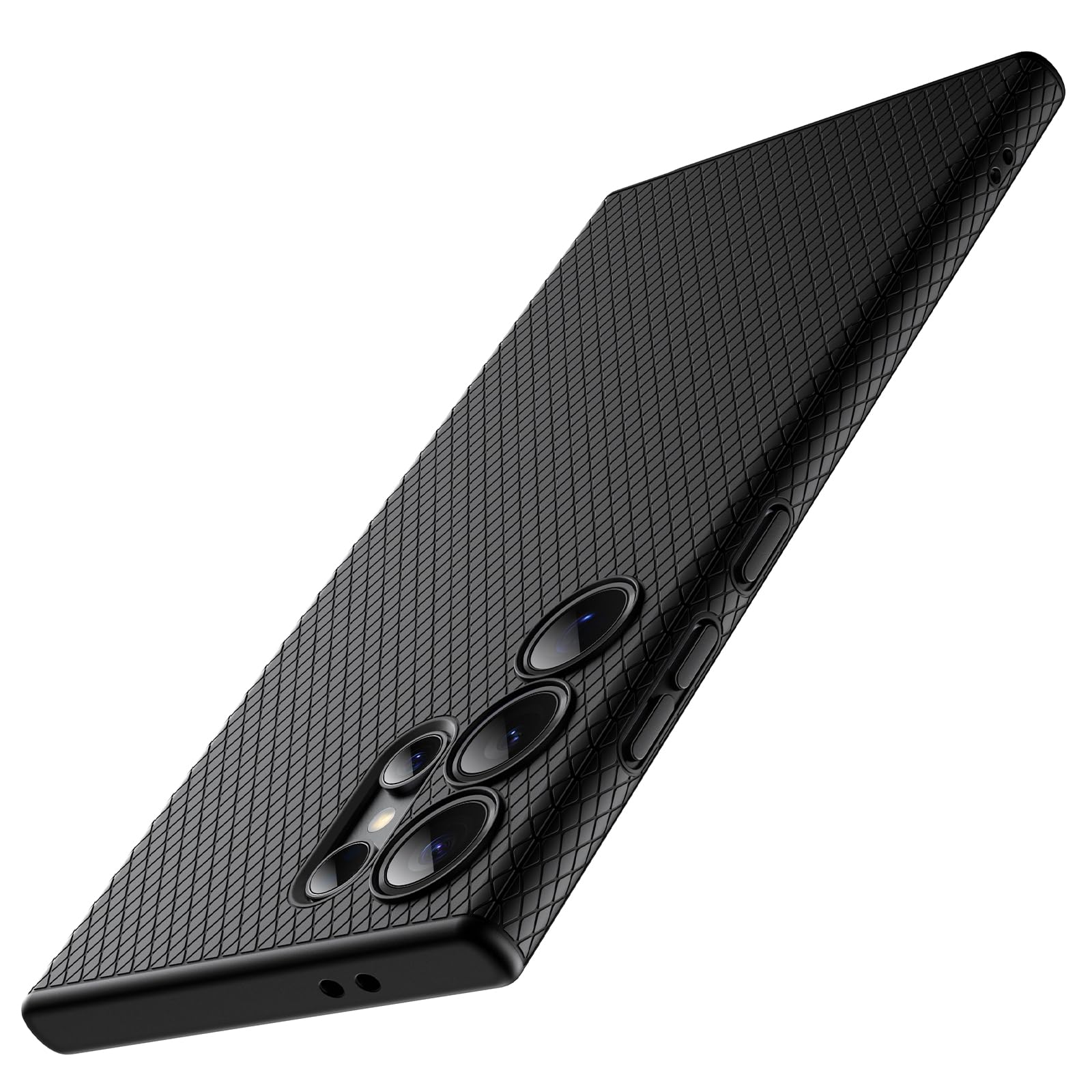 JETech Grip Case for Samsung Galaxy S24 Ultra, Soft TPU Slim Fit Protective Phone Cover with Camera Lens Full Protection, Shockp