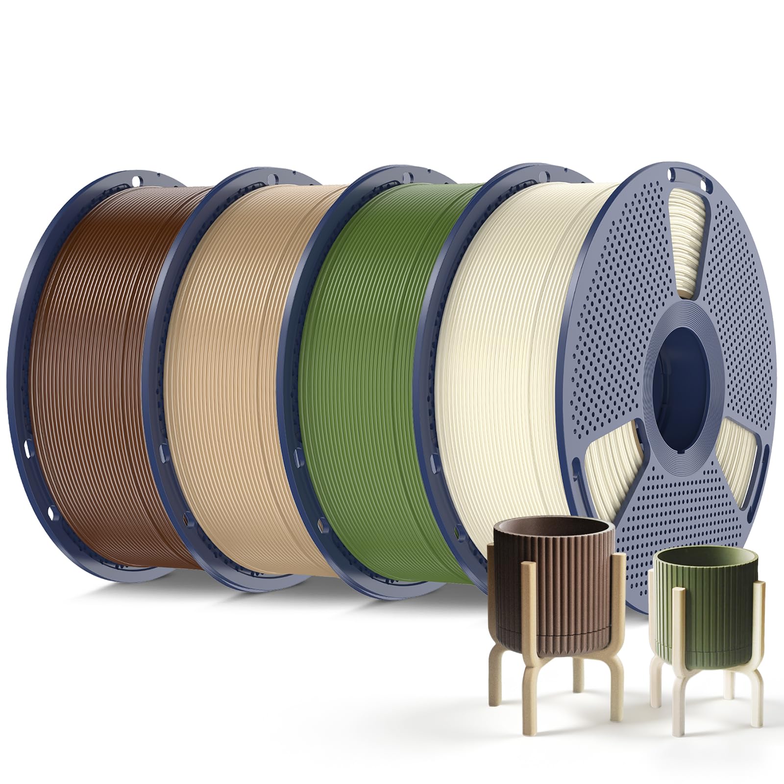 SUNLU PLA+2.0 Filament 1.75mm, 4KG,Upgraded Tougher & Stronger PLA Plus for 3D Printers, Smooth & Neatly Wound, 0.02mm Accuracy,