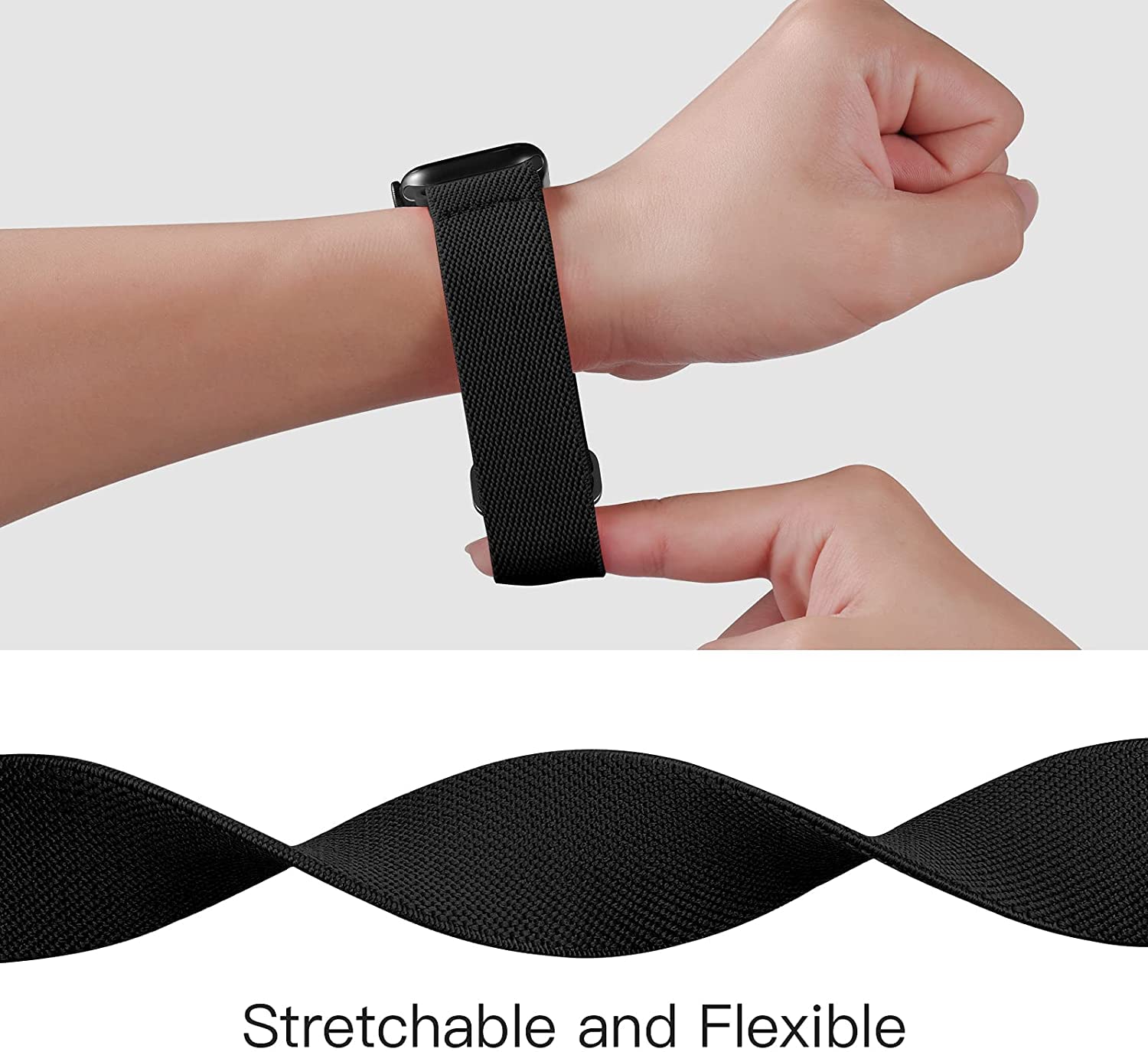 Gartoo Elastic Bands For Garmin Vivoactive 4/Venu 2 45Mm/Venu 3/Forerunner 255/955/265/965 Watch Bands, 22Mm Nylon Sport Band Fo