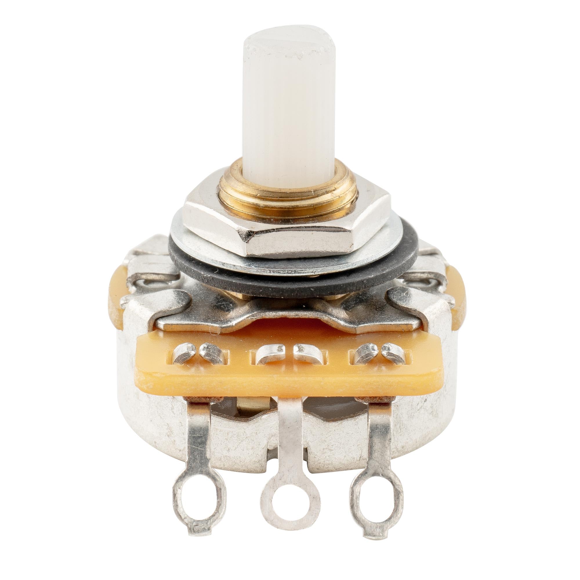Cts A1M Inch Size Fine 24 Spline Split Nylon Shaft Short Bushing Pot Audio Taper Potentiometer For Jazzmaster Style Electric Gui