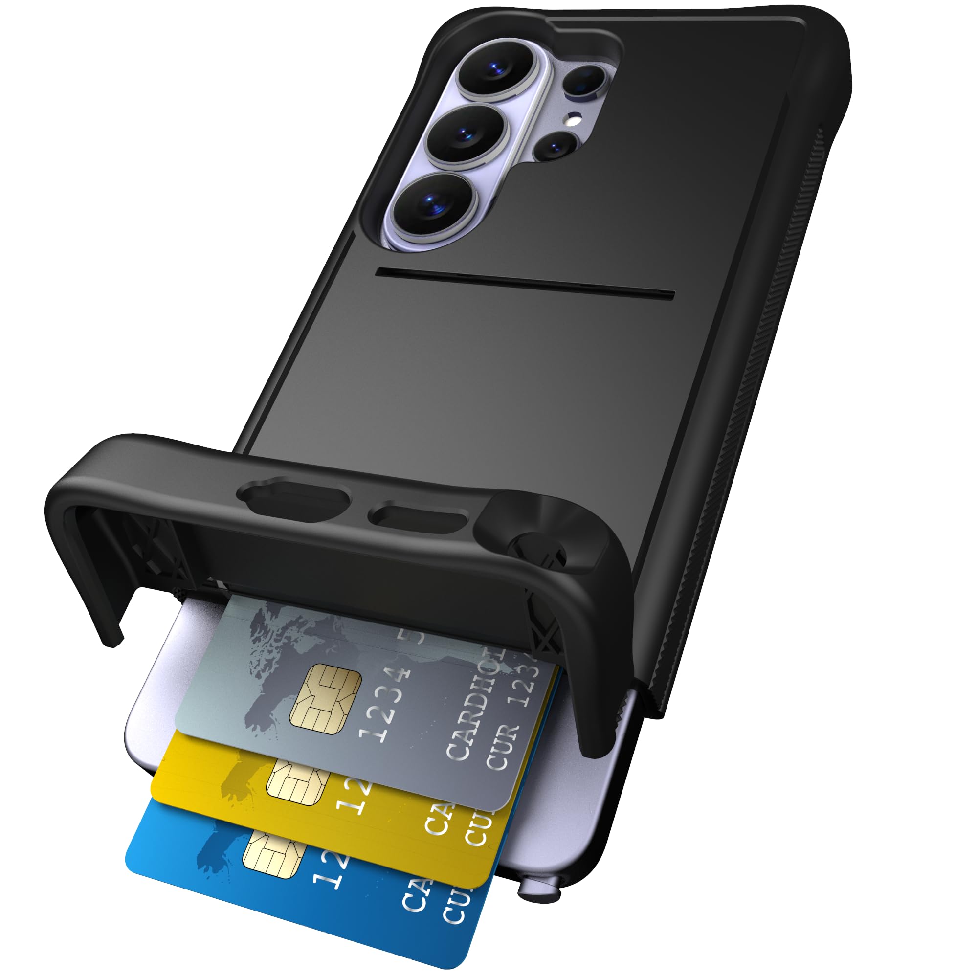 Scooch for Samsung Galaxy S26 Ultra Case with Card Holder, Wingmate Wallet Case with Hidden Card Slot and RFID Protection, Holds