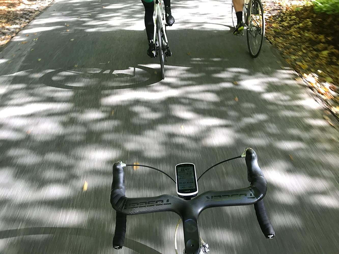 Dymoece Aluminium Alloy Bicycle Computer Mount For Road Bike Integrated Handlebar,Compatible With Garmin Edge 130 200 500 510 52