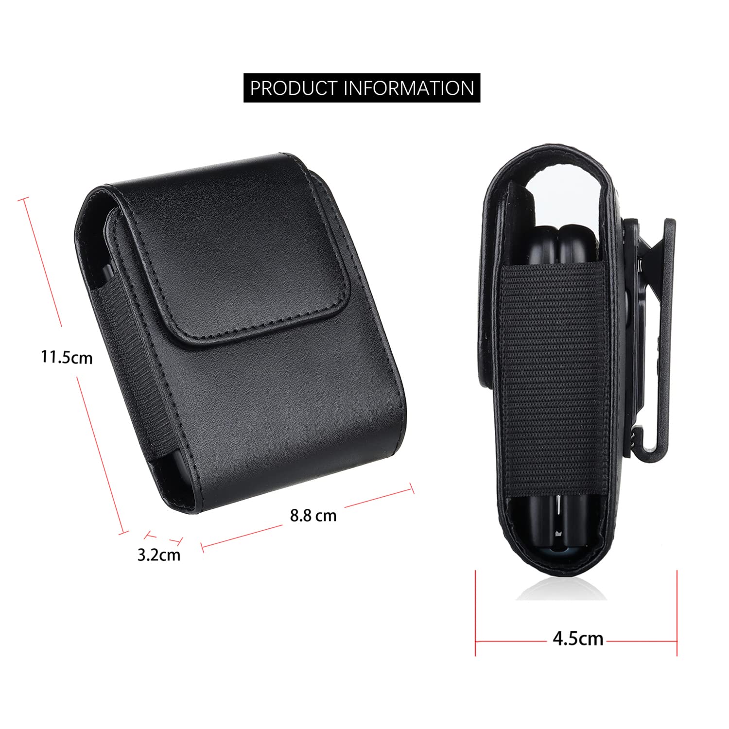 Cell Phone Holsters Rotating Belt Clip Holster Case Cover For Samsung Galaxy Z Flip 5/ Z Flip 4/ Z Flip 3 5G/ Z Flip/ Moto Razr