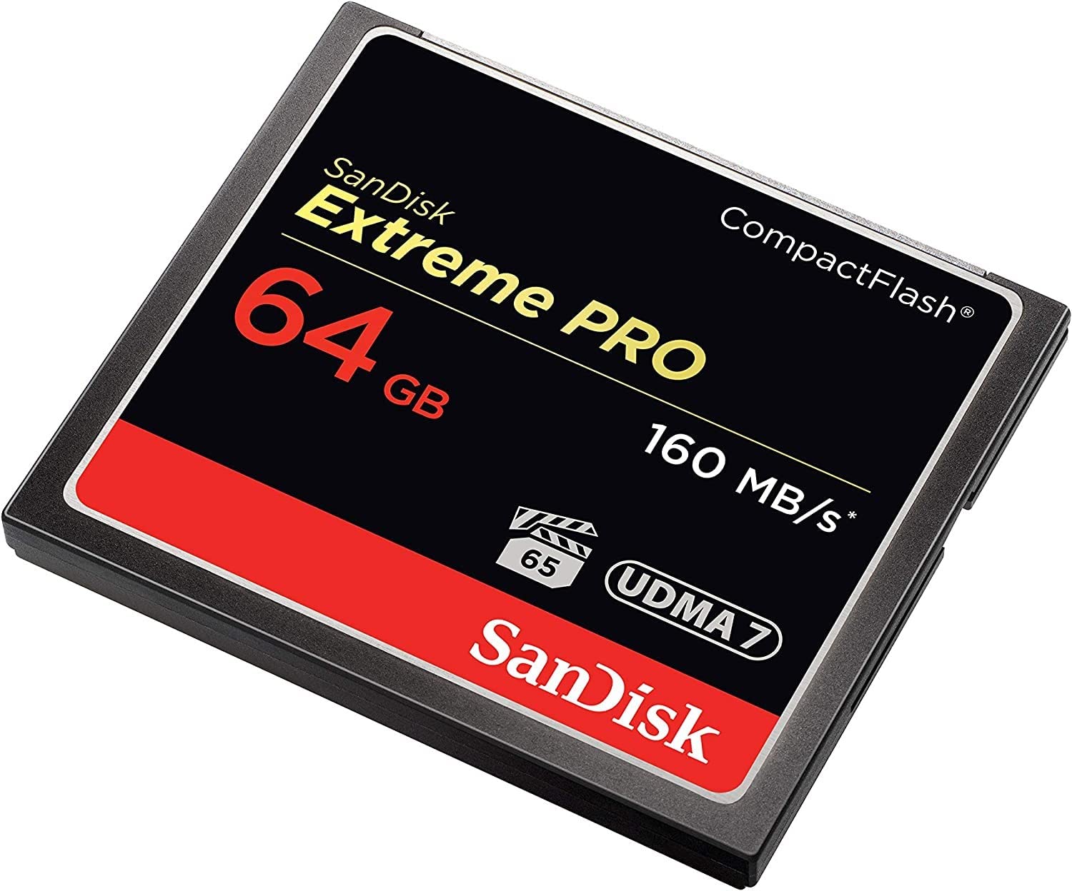 Sandisk 64Gb Extreme Pro Compact Flash Memory Card Udma 7 Speed Up To 160Mb/S - Sdcfxps-064G-X46