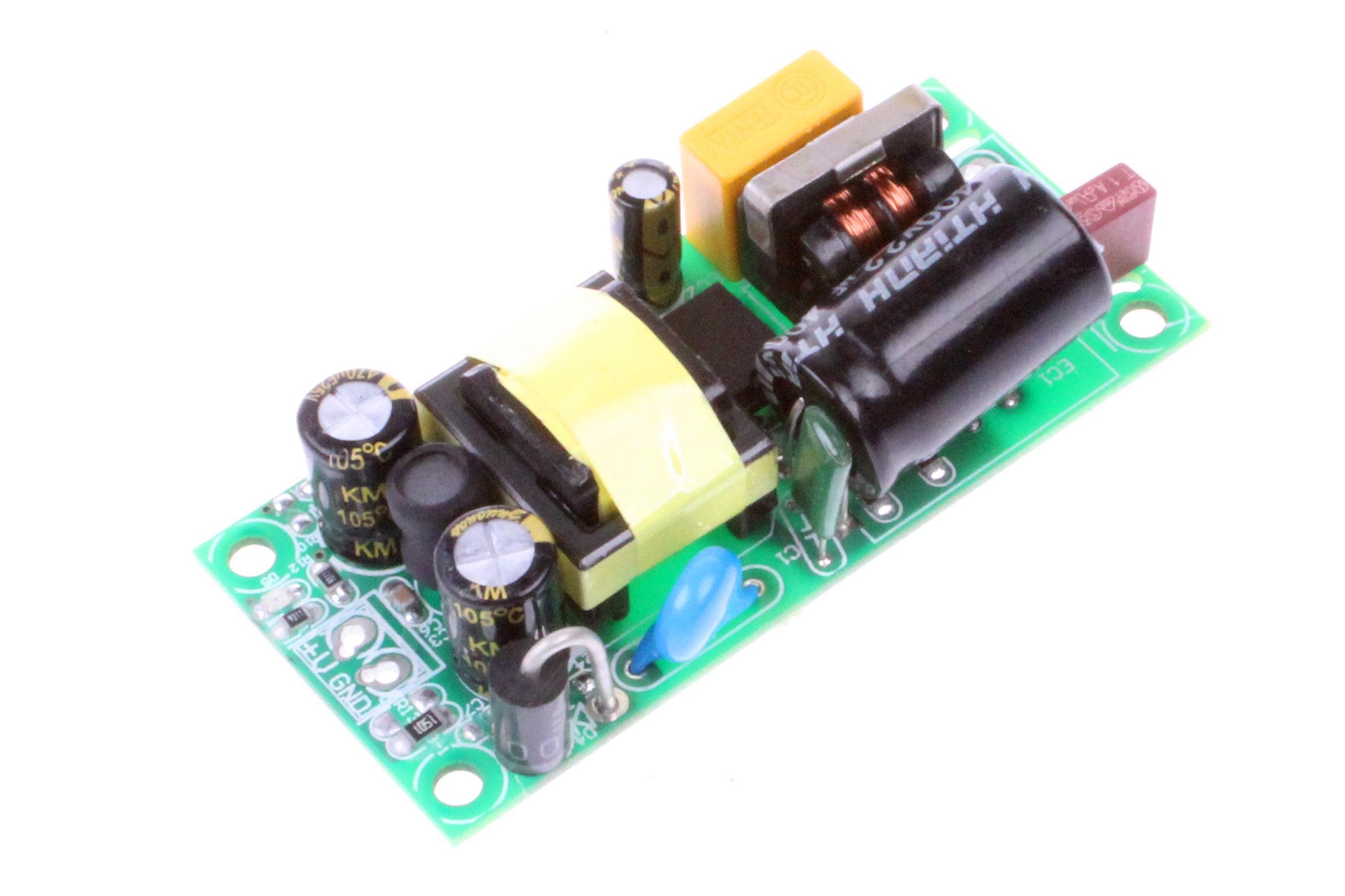 Noyito Ac To Dc Precision Buck Power Supply Module Ac 120V 100V 264V To 12V 1A 1000Ma Isolated Step Down Dc Module (12V 1A, Gree