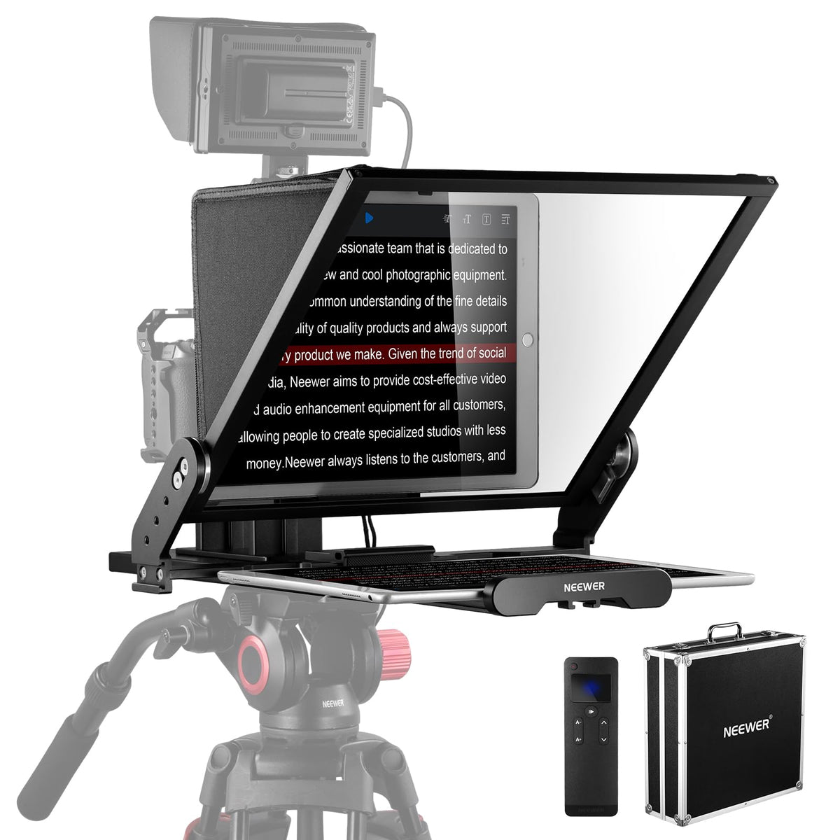 Prompter With Reader Neewer X17 II Teleprompter with RT113 Remote 17