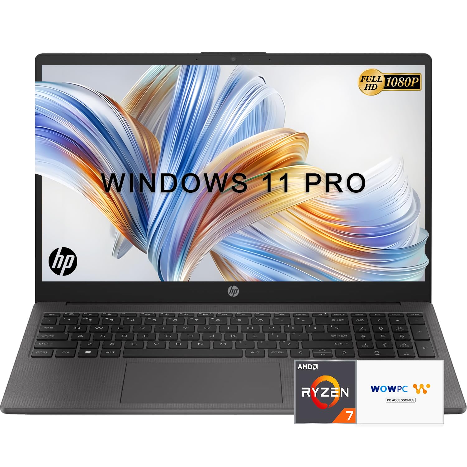 Hp New G10 15.6'' Fhd Business Laptop, Amd Ryzen 7 7730U Processor (Beats I7-1355U), 32Gb Ram, 1Tb Ssd, Spill-Resistant Keyboard