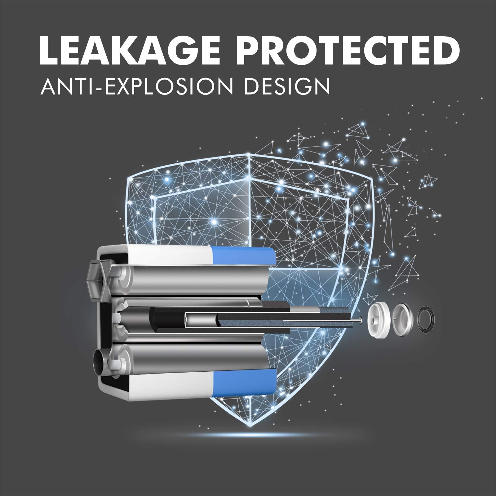 Voniko 9V Batteries   Alkaline 9V Battery 24 Pack   Ultra Long Lasting With A 7   Year Shelf Life