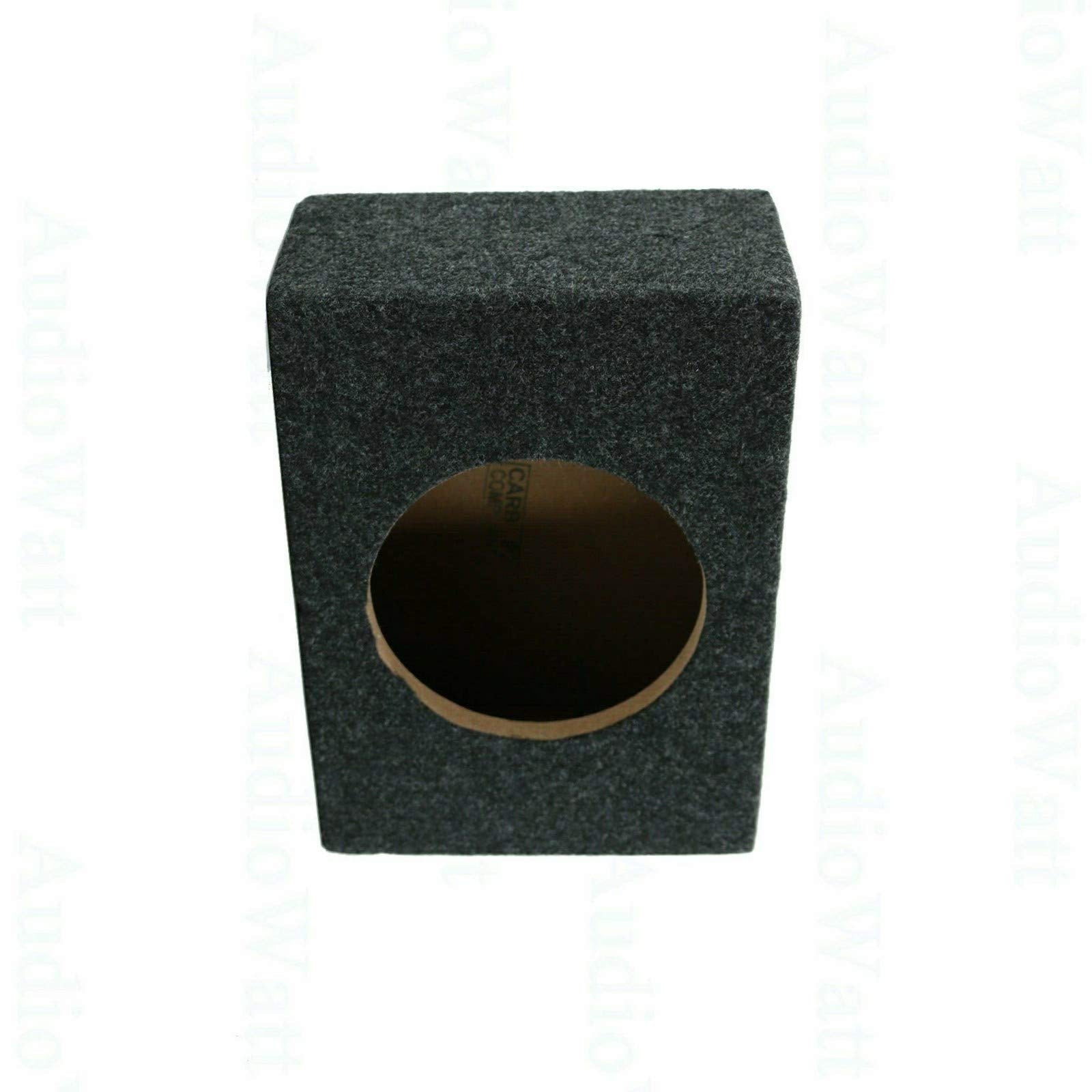 2X Audiotek Ca 65Cb 6.5  Inch Vented Speaker Box Enclosure Carpet Texture Terminal Cup Product For Great Audio Medium Density Fi