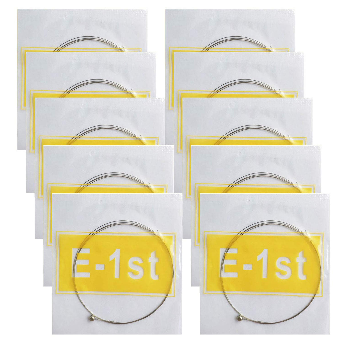Acoustic Guitar High E Strings, Light Tension   Corrosion Resistant Rust Prevent Brass, Offers A Bright And Well Balanced Acoust