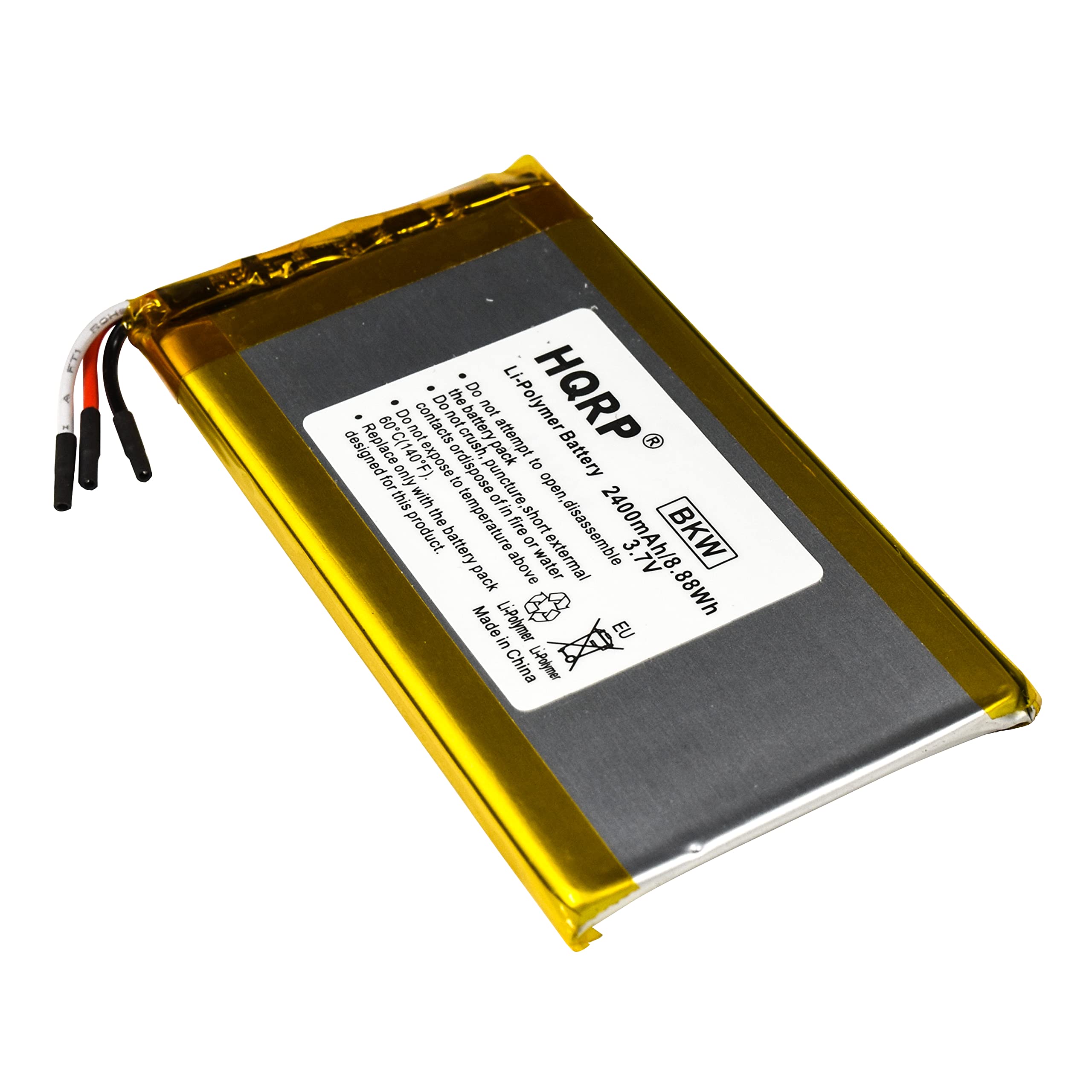 Hqrp 2400Mah Battery Compatible With Rand Mcnally Tnd 740 Truck Gps Navigator Mlp454094 890212200 10J G Tnd74O Tnd 74O