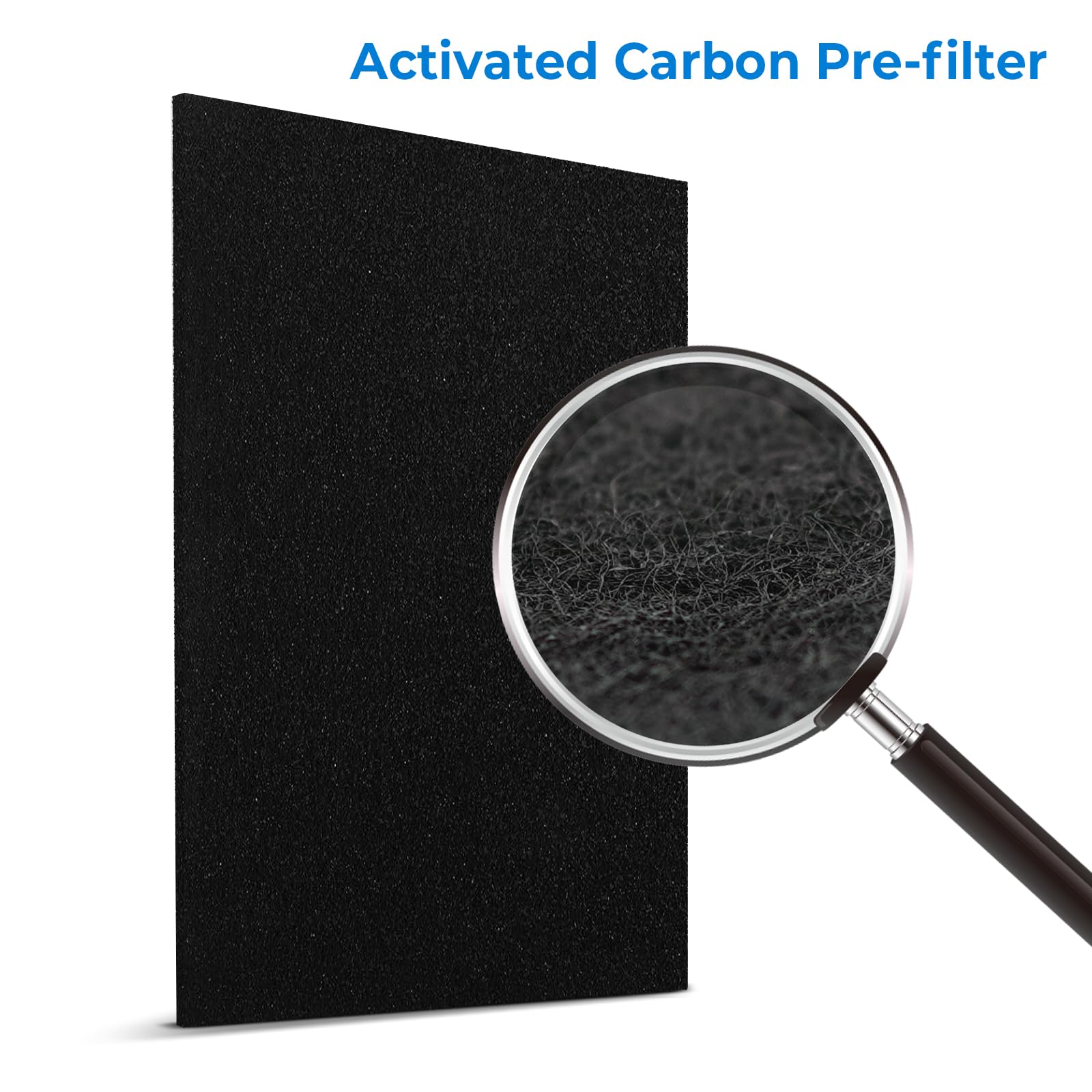 Tomoral D360 Replacement Filter D3 For Winix Air Cleaner Purifier D360, 2 True Hepa(H13) Filter & 8 Activated Carbon Filters, Pa