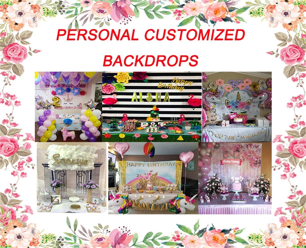 Laeacco 5X7Ft Greece Backdrop Romantic Santorini Wedding Photo Backdrop Aegean Sea Greek Architecture White Stone House Flowers Momma Mia Theme Birthday Party Background Family Party Photo Studio Prop