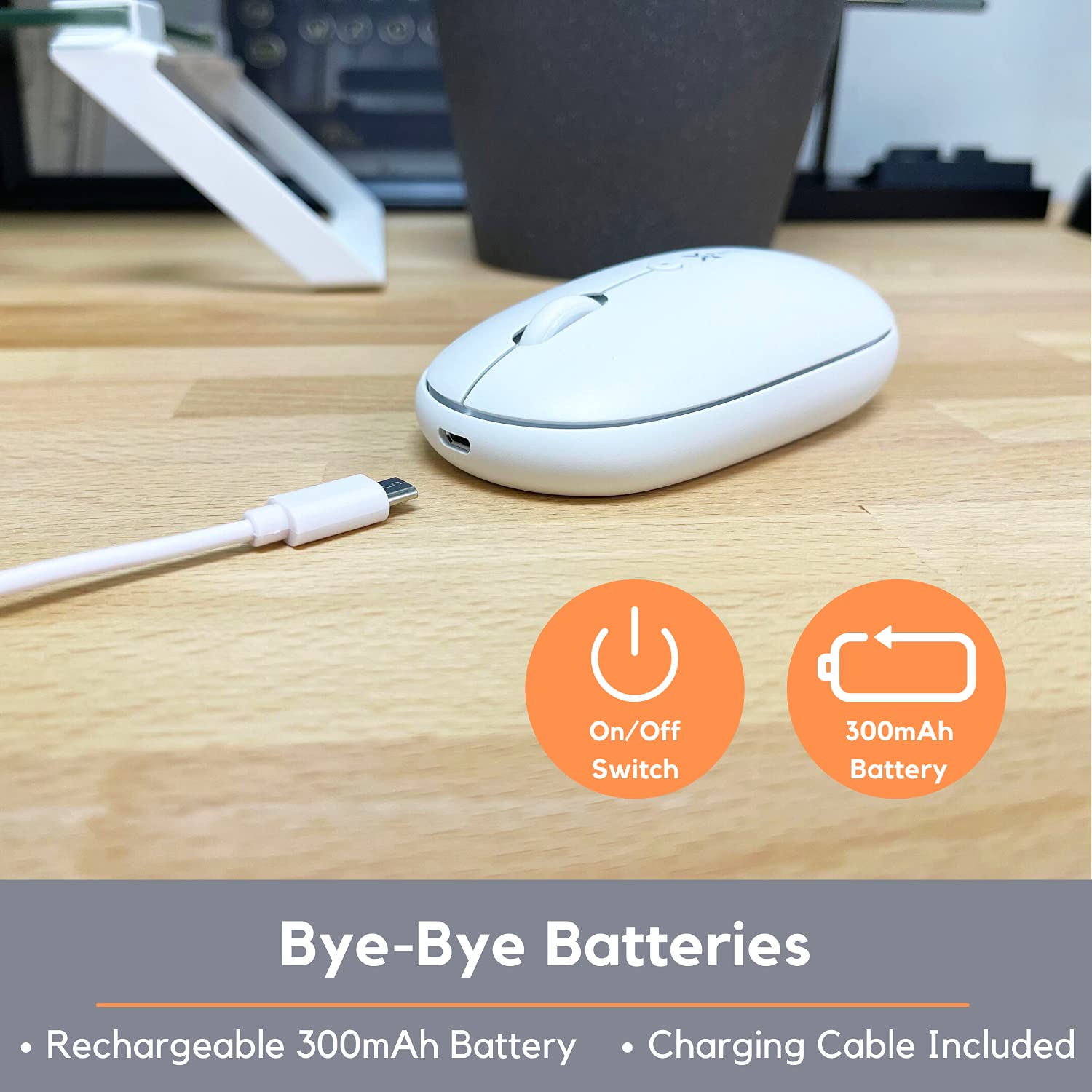 X9 2.4G Wireless Mouse   Quiet And Comfortable Computer Mouse With Usb Receiver And 3 Adjustable Levels   Cordless Mouse Wireles