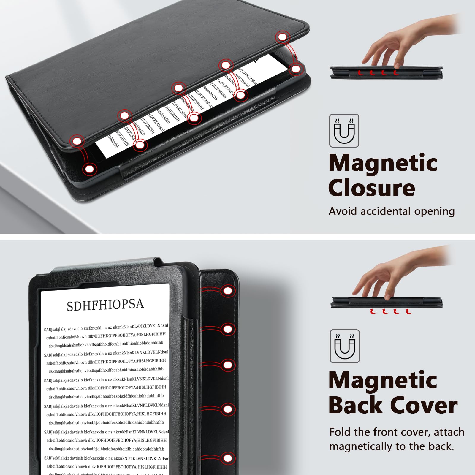 Case For Kindle Paperwhite   All New Pu Leather Smart Cover With Auto Sleep Wake Feature For Kindle Paperwhite 11Th Generation 6