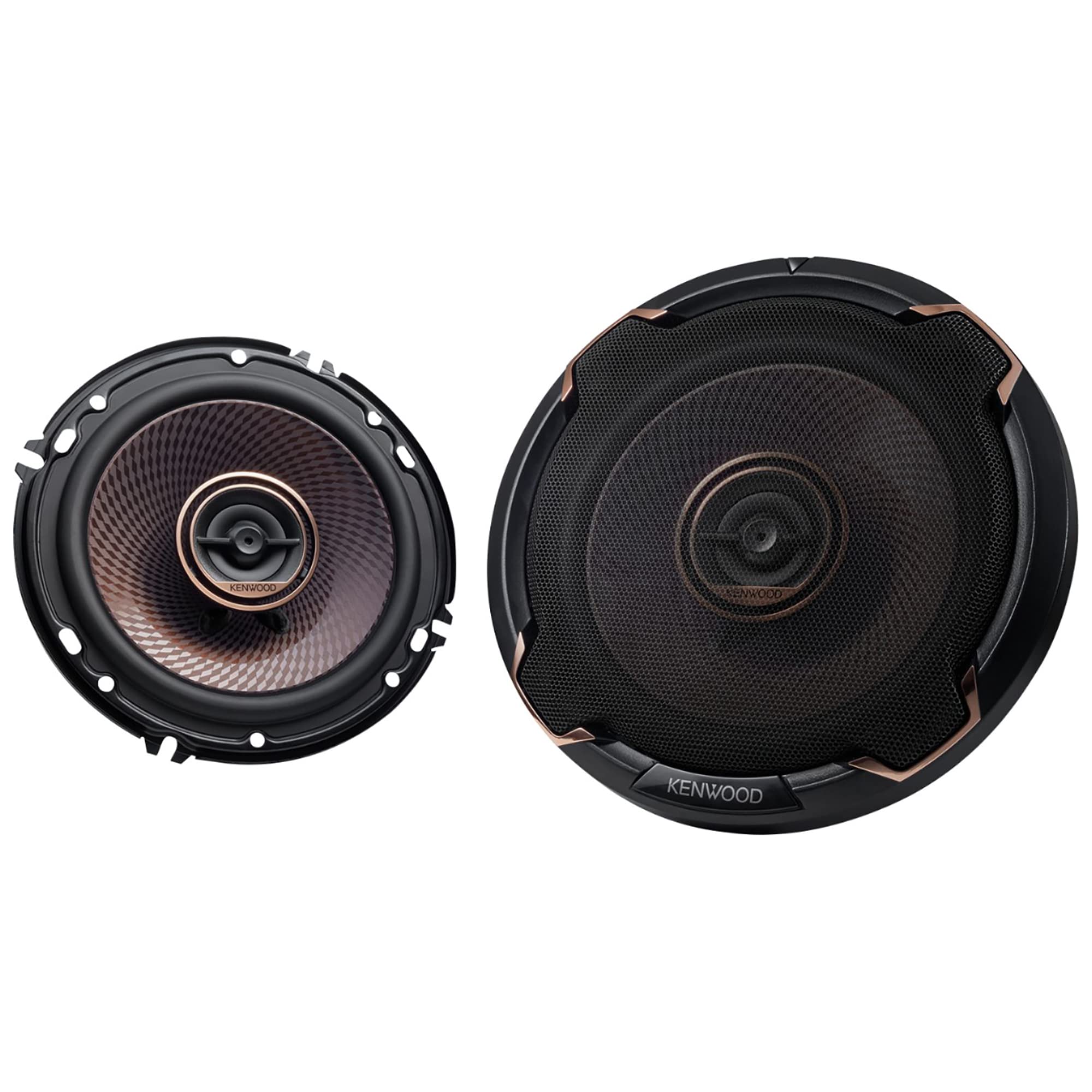 Kenwood Kfc 651 Concert Series Car Speakers (Pair)   6.5'' 2 Way Speakers, 320W (100 Rms), 4 Ohm Impedance, Polypropylene Woofer