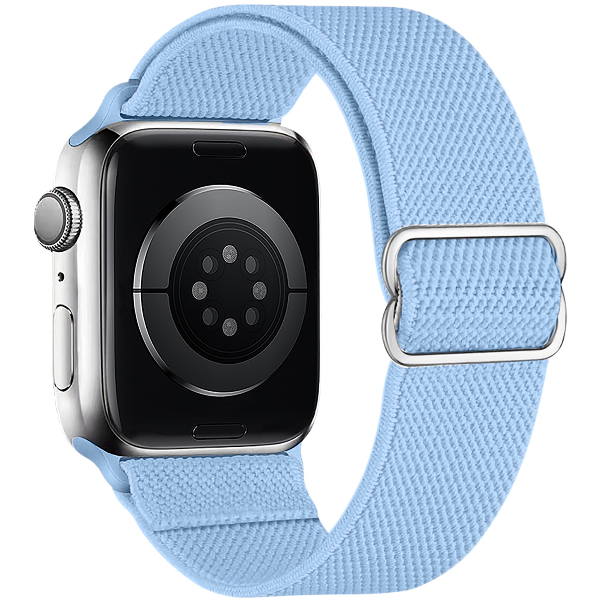 Miterv Stretchy Nylon Loop Bands Compatible With Apple Watch 38Mm 40Mm 41Mm 42Mm 44Mm 49Mm 46Mm Adjustable Soft Elastics Strap C