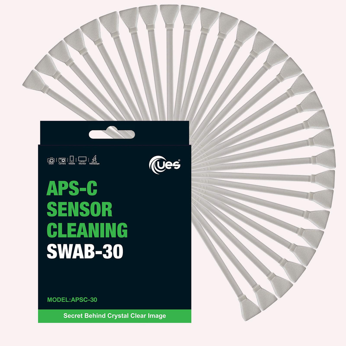 Ues Apsc-30 Aps-C Swab Value Package - Compatible With Sony, Nikon, Canon Dslr Reflex & Mirrorless Digital Cameras Ccd & Cmos Ap