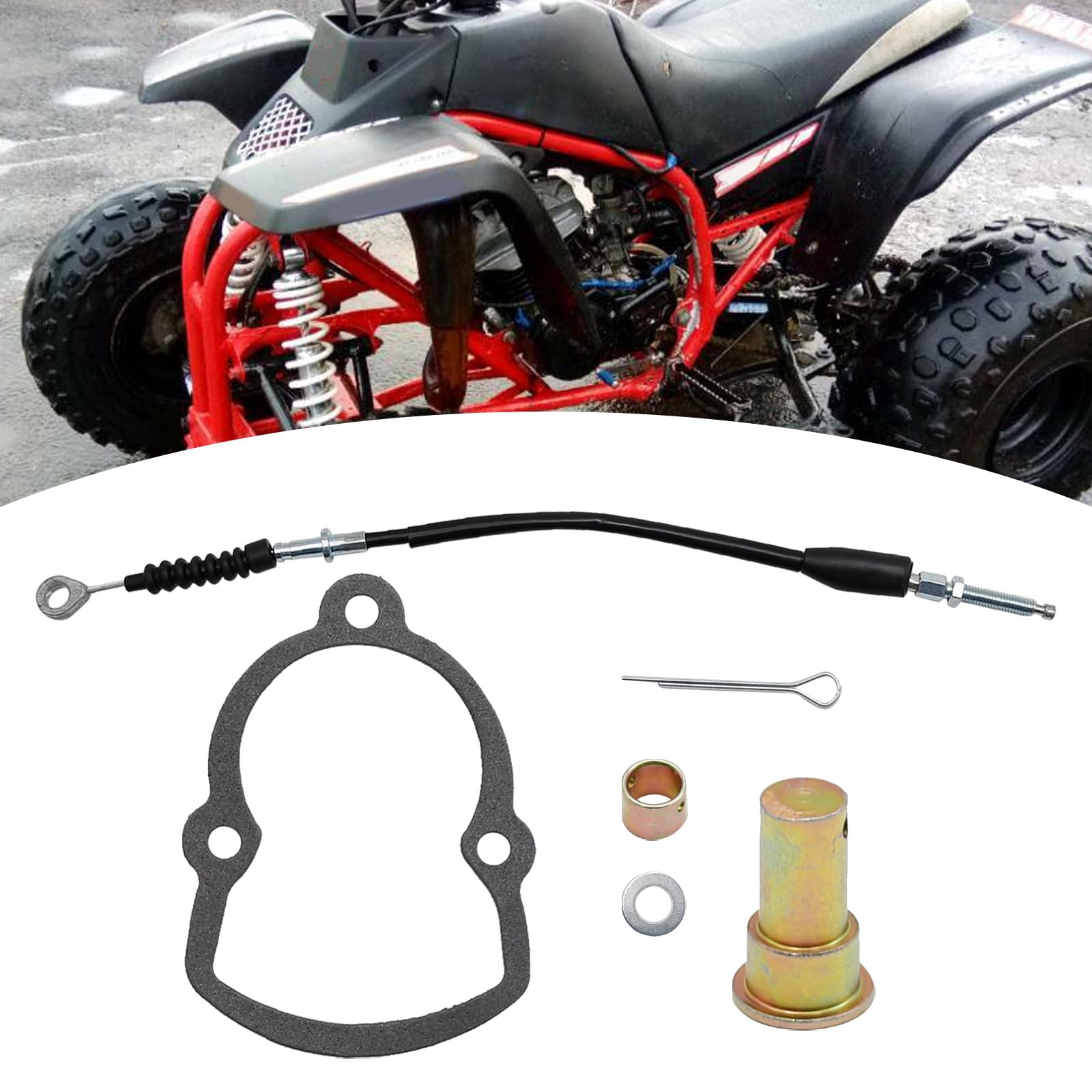Vkinman Replacement Rear Brake Cable Kit For Yamaha Blaster 200 Yfs200 1988 2001