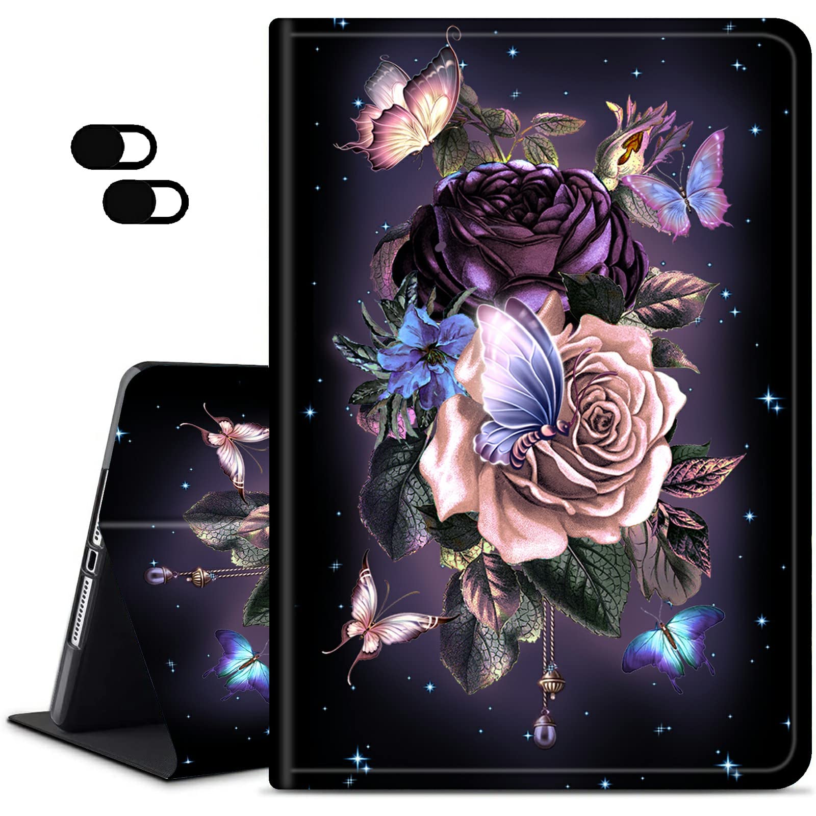 For Samsung Tab A 8.4 Tablet Case Sm T307, Galaxy Tab A 8.4 Case 2020, Slim Adjustable Stand Back Shell Protection Smart Cover F