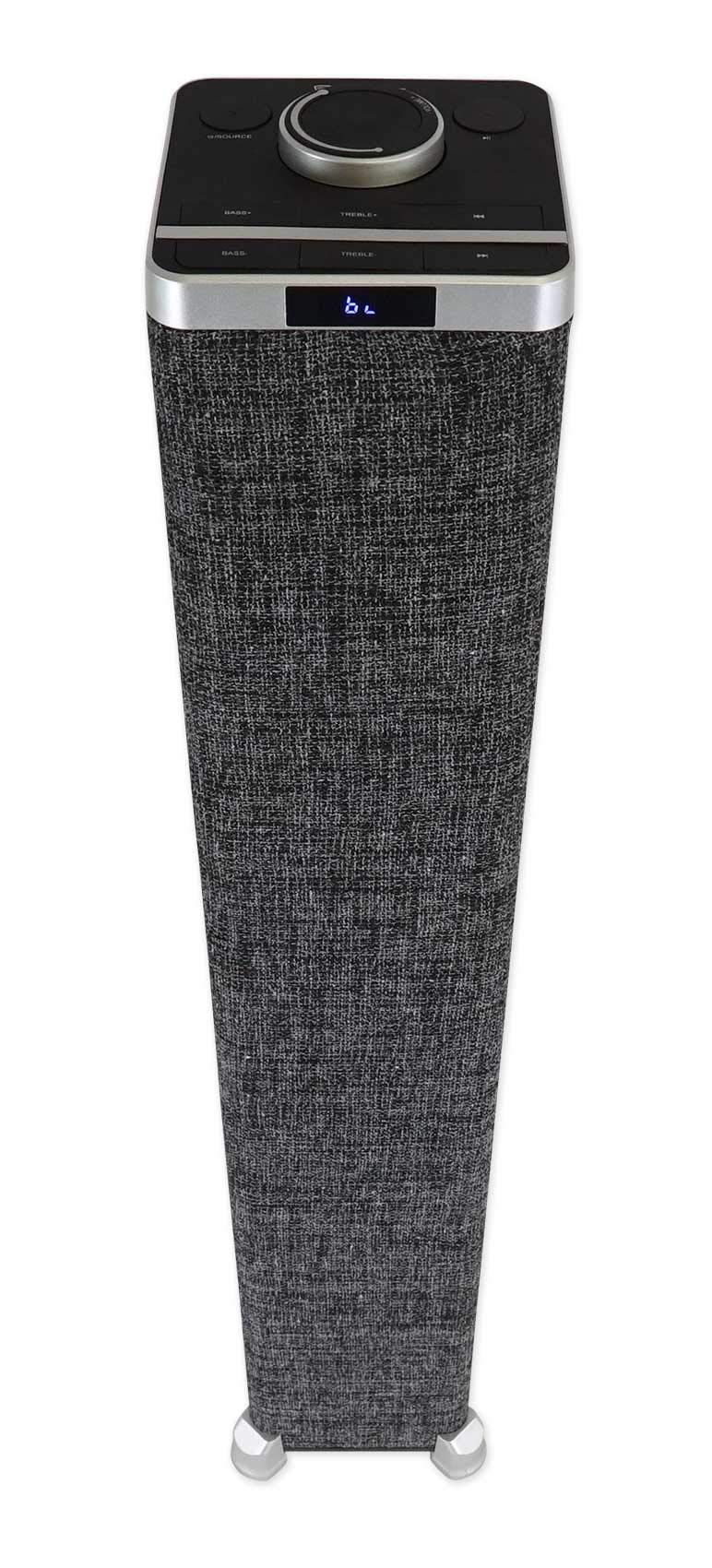 Rockville One-Tower All-In-One Tower Bluetooth Speaker System+Hdmi/Optical/Rca, Black