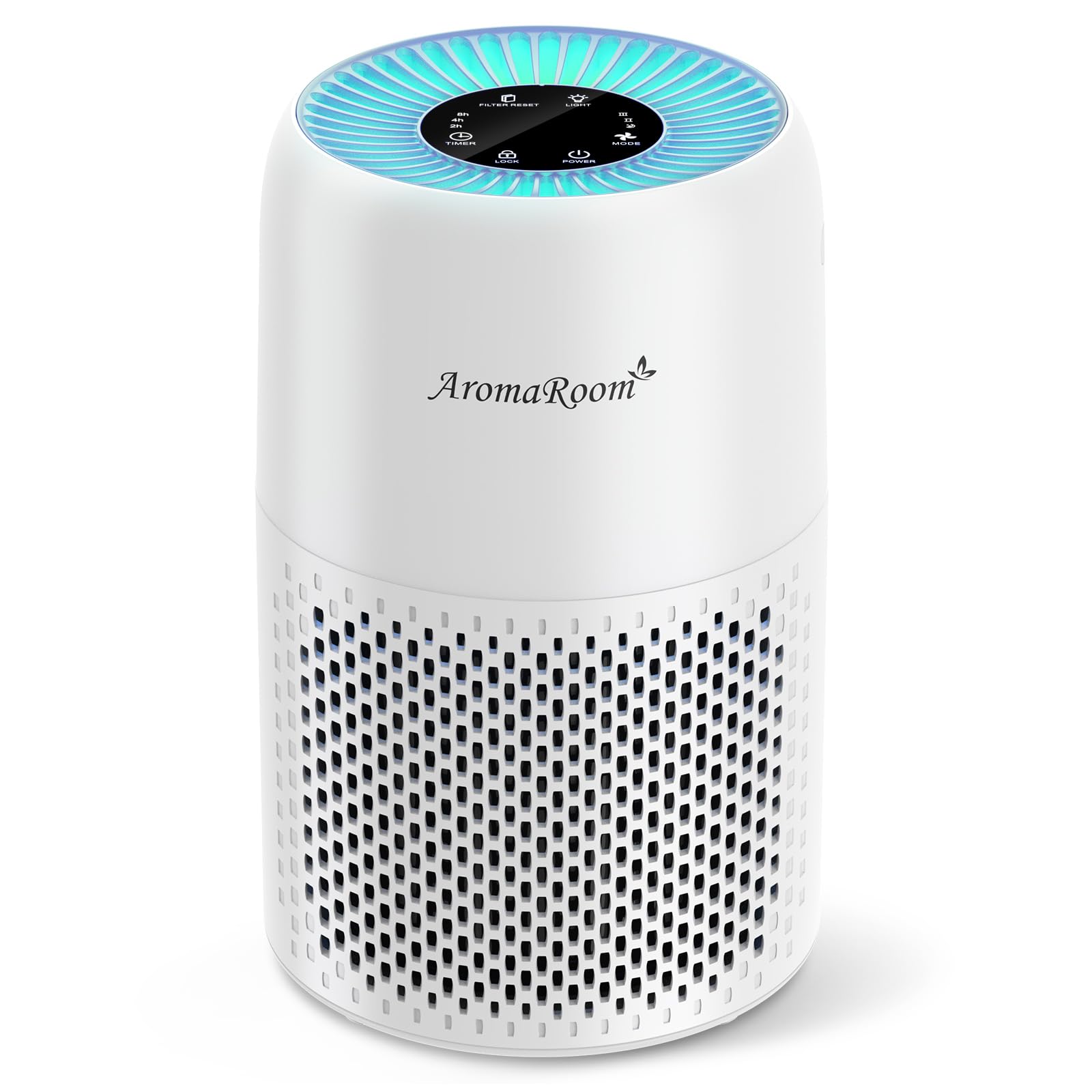 Air Purifiers For Bedroom With True H13 Hepa 3 In 1 Filters, Aromaroom Pet Air Purifier With Rgb Lights 22Db Quiet Air Purifiers
