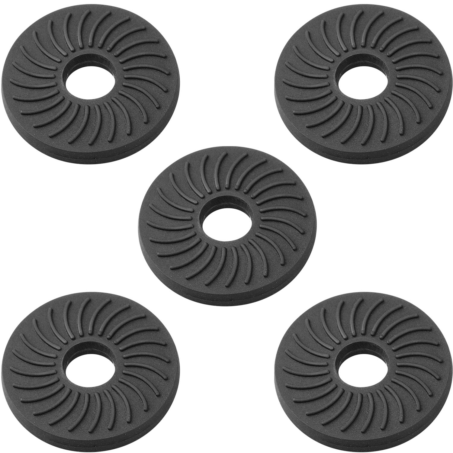 Anwenk Rubber Pads Rubber Washers with 1/4 Screw Hole for Anti-Scratch Camera & Accessories Protection, Shorten Long Camera Scre