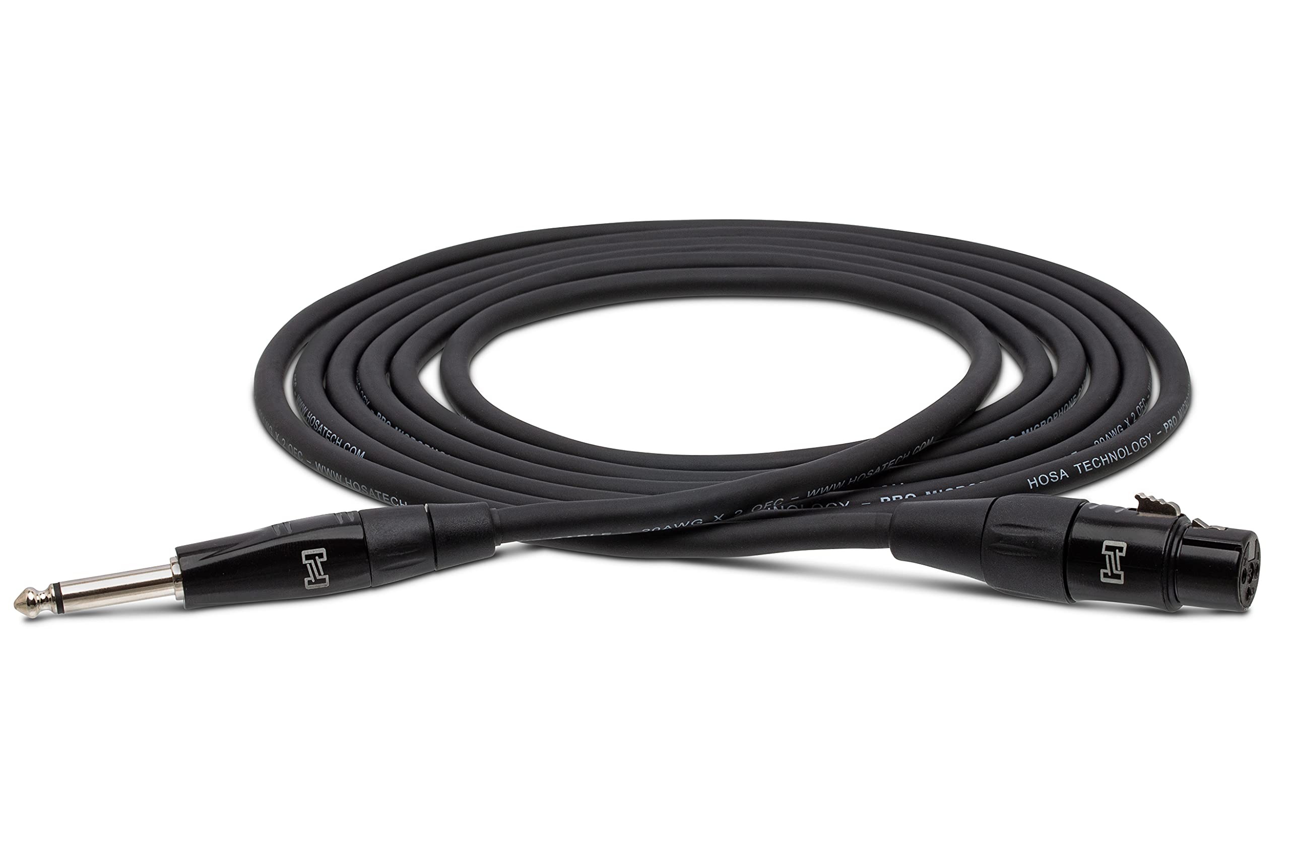 Hosa HMIC-005HZ Pro Microphone Cable, REAN XLR3F to 1/4 TS, 5 Feet