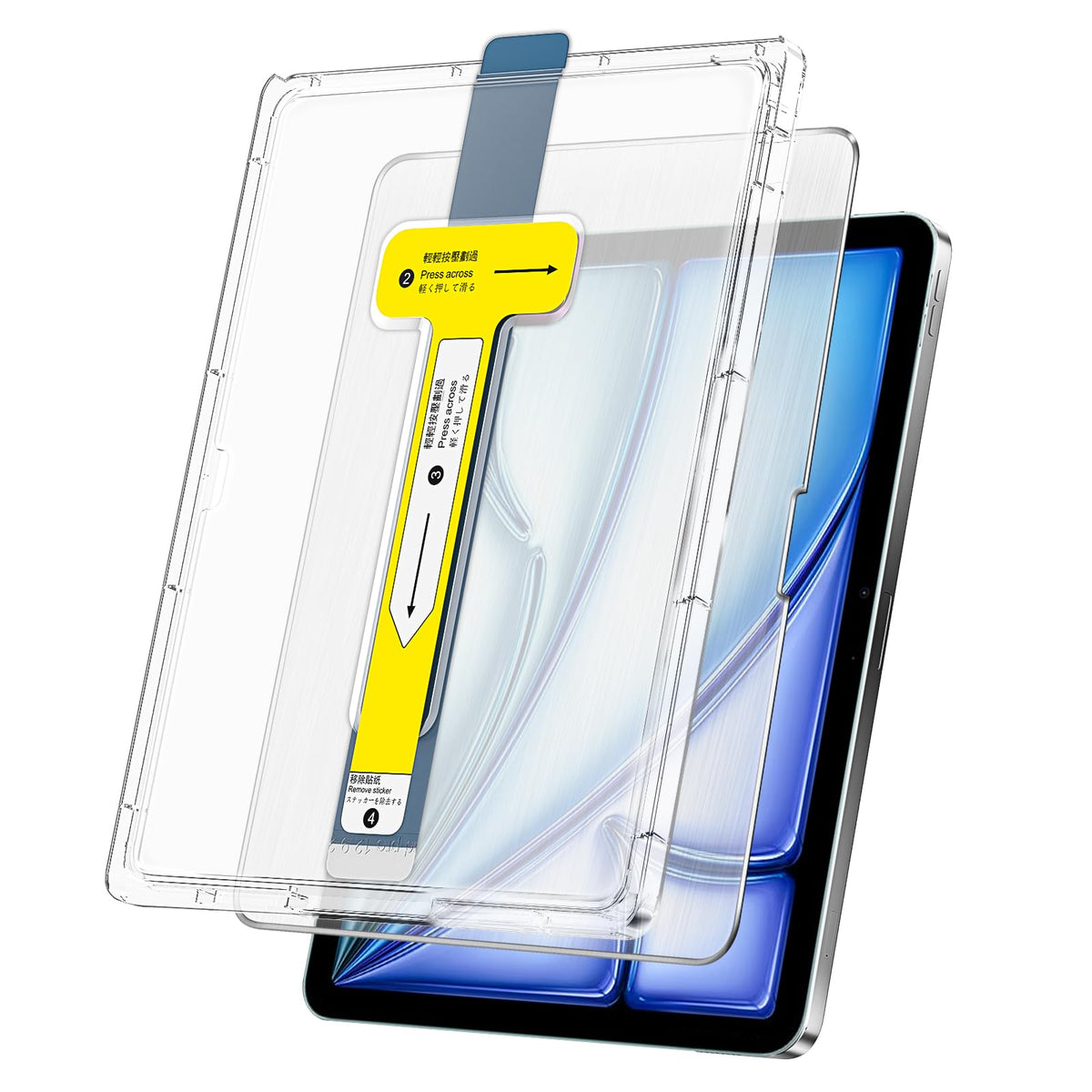 Tqlgy Matte Screen Protector For Ipad Air 11-Inch M2 2024 (6Th Generation), 2.5D Arc Edges 9H Tempered Glass, Anti-Glare, Anti-Fingerprint, Anti-Scratch, Auto Dust Removal Installation, 1-Pack