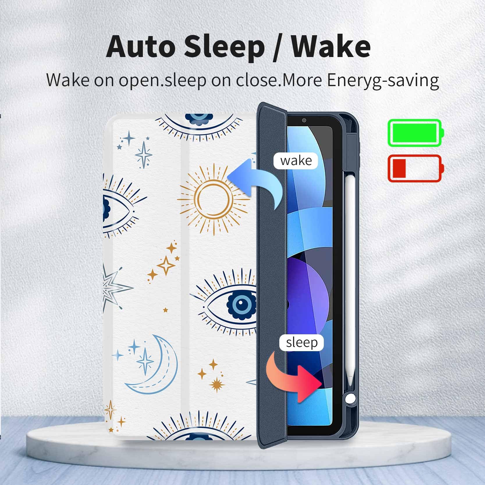 Trizoanic Ipad Air 5Th Generation Case Ipad Air 4Th Gen Case,Ipad Air Cases 10.9 Inch,Clear Back Ipad Pro 11 Inch Case,Pencil Ho