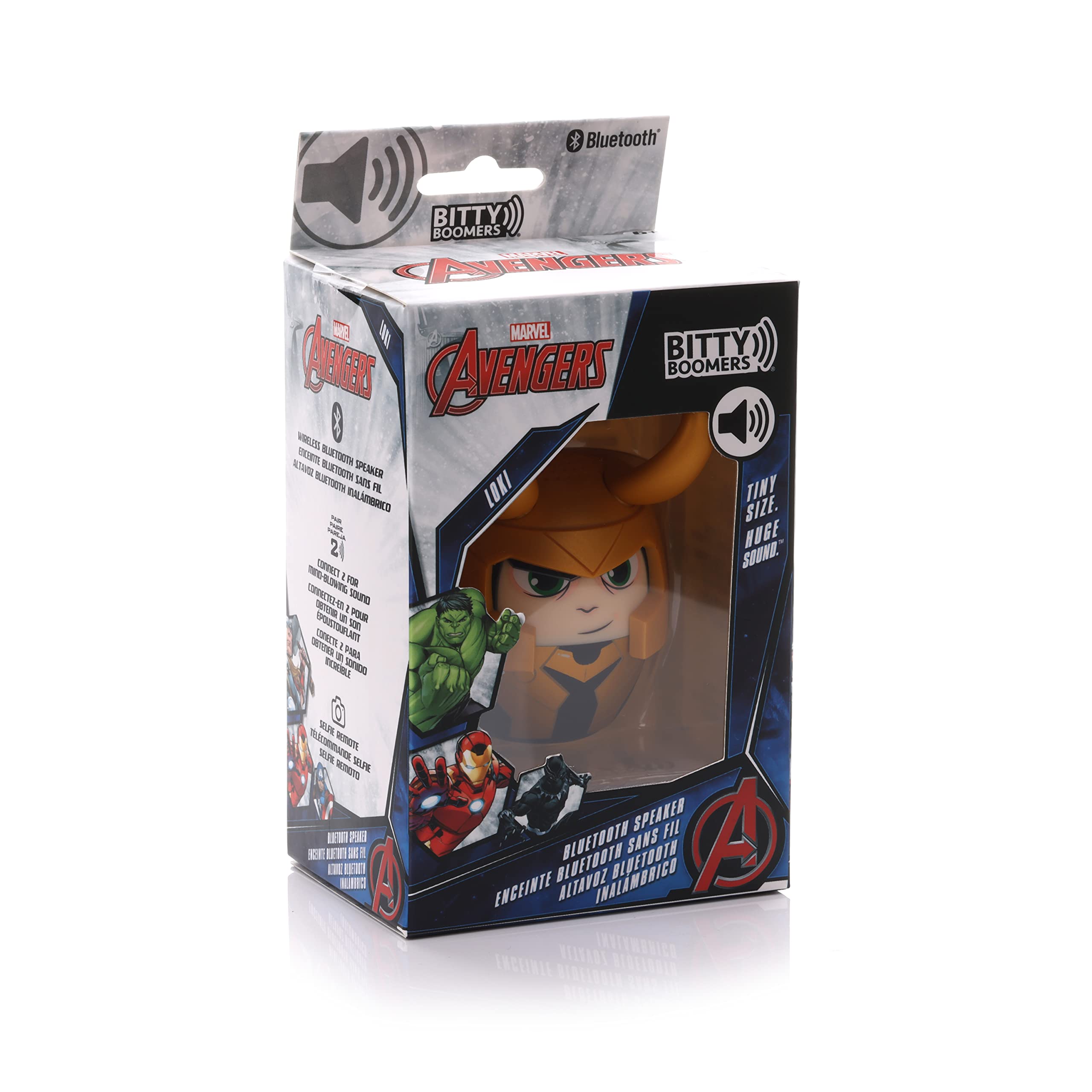 Bitty Boomers Marvel: Loki   Mini Bluetooth Speaker