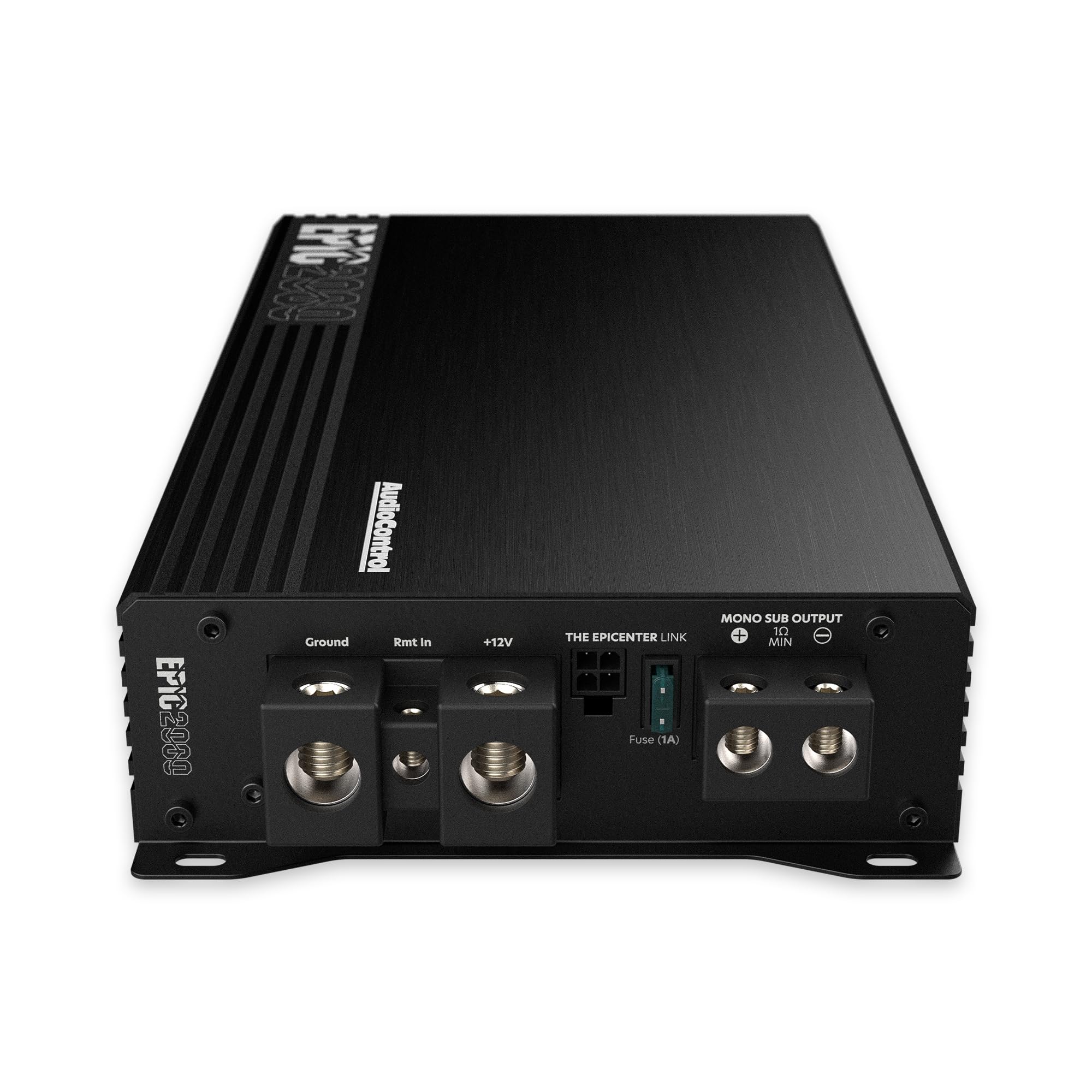 Audiocontrol Epic2000 Epic Series 2000 Watt Rms 1 Channel Monoblock Car Audio Subwoofer Amplifier, Class D, Epic Boost, Subsonic