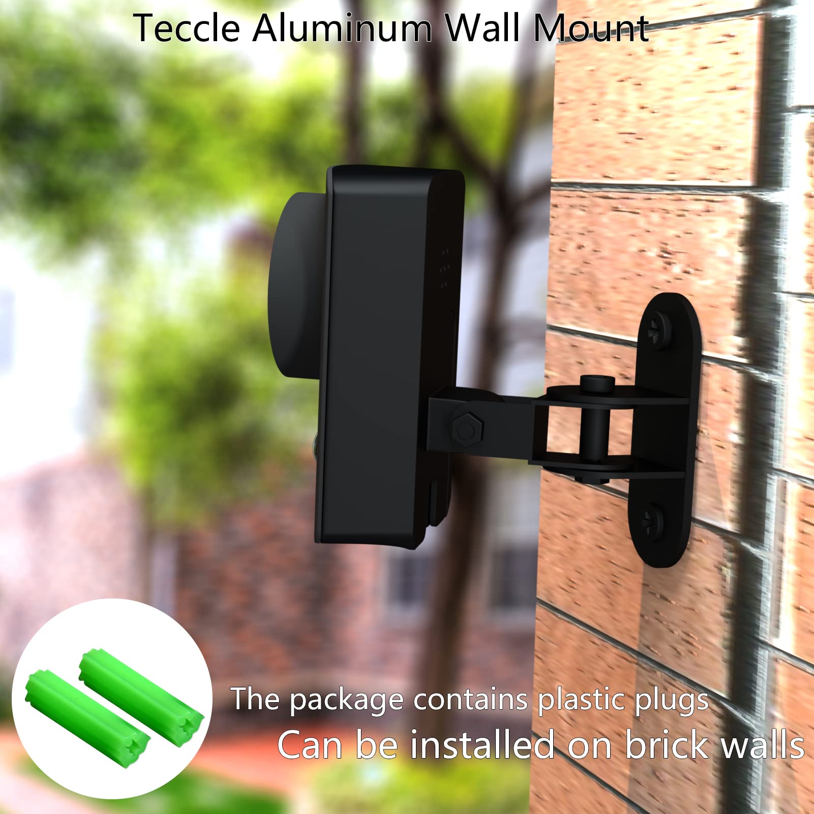 Teccle Pack Of 4 Upgrade Metal Wall Mount Compatible With Simplisafe Indoor Camera, Easy To Mount On Wall Or Ceiling