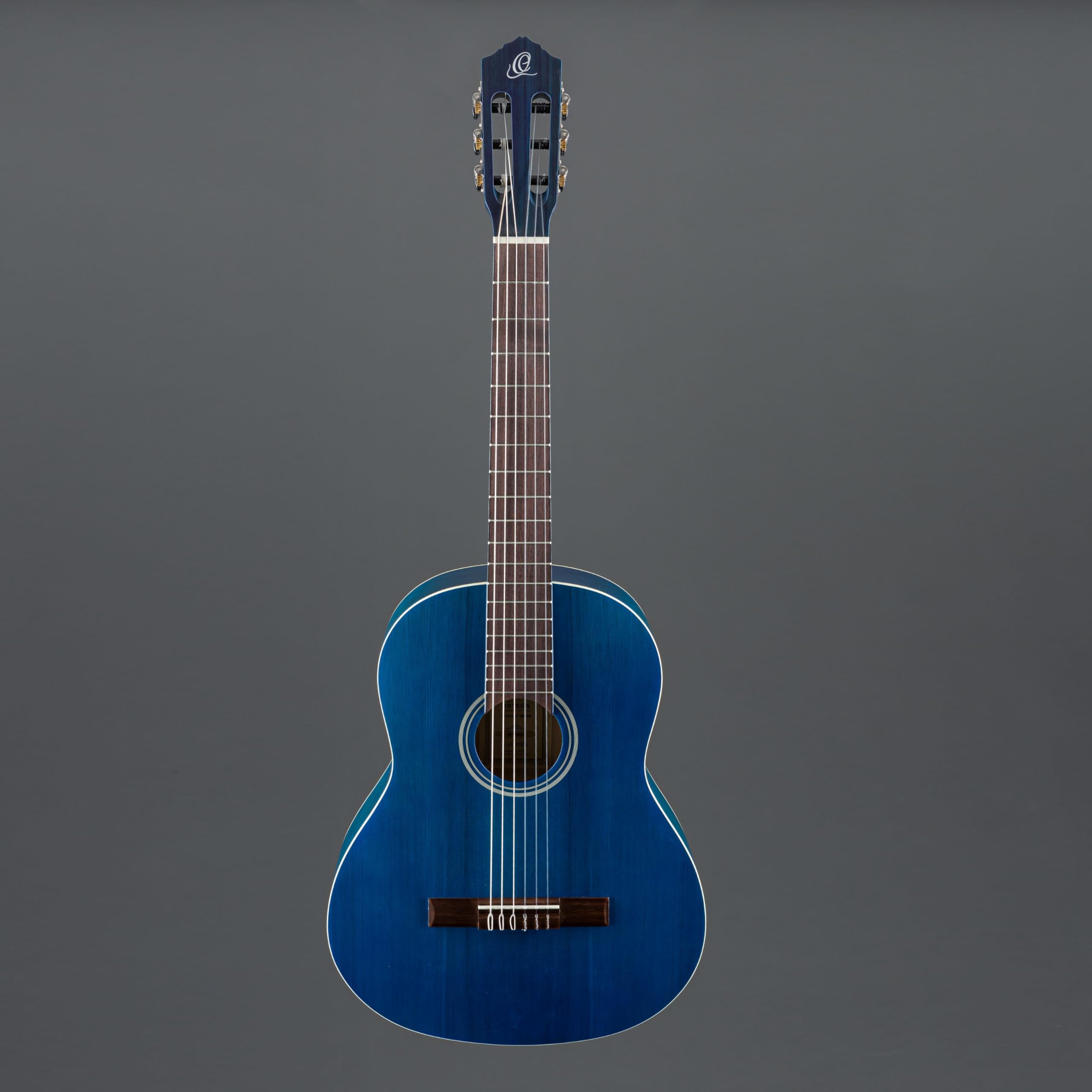 Ortega Guitars 6 String Student Series Full Size Nylon Classical Guitar, Right-Handed, Ocean Blue, 4/4 (Rst5Moc)
