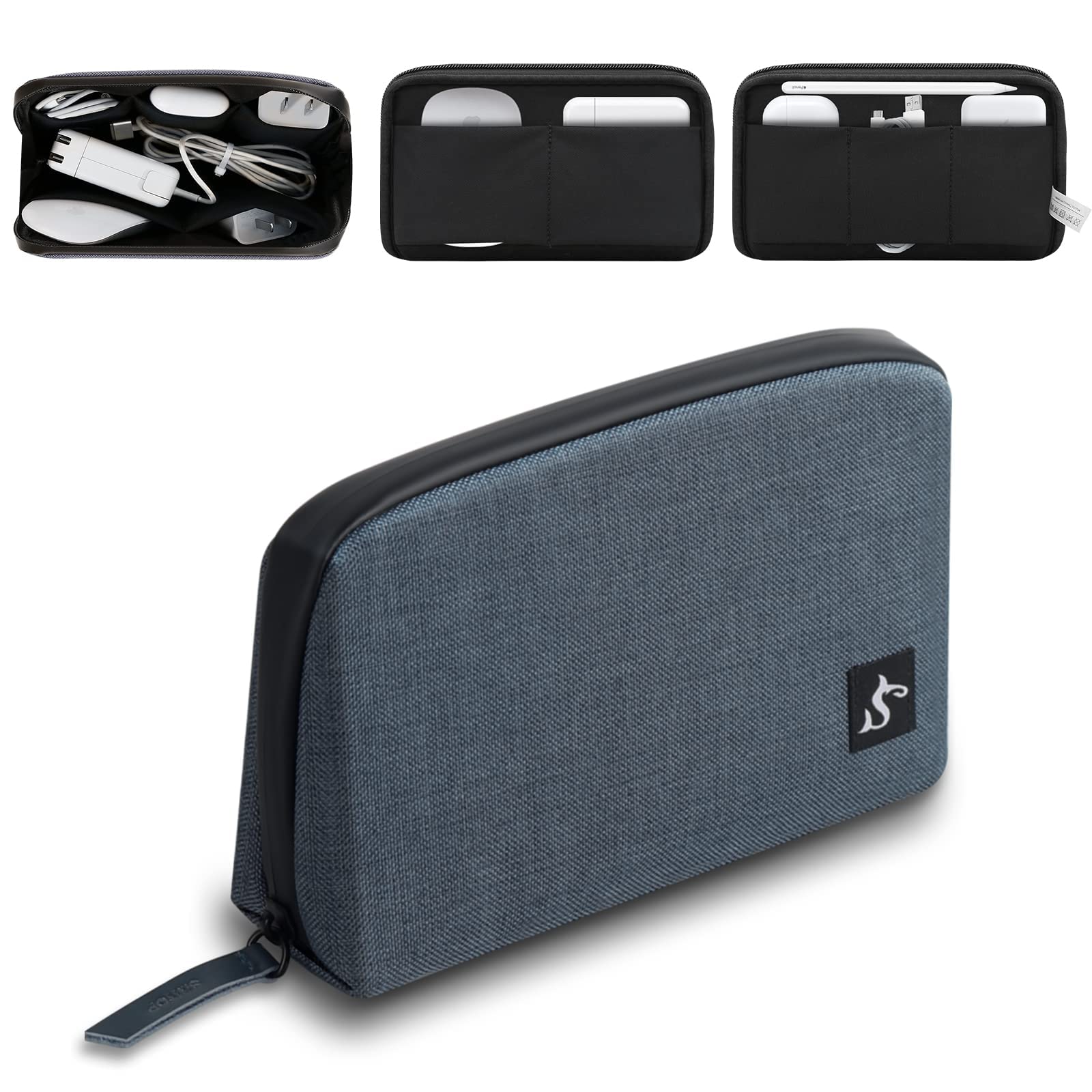 Electronic Organizer, Travel Cable Electronic Organizer Case Bag,Waterproof Organizer Small Storage Backpack Charger Organizer F