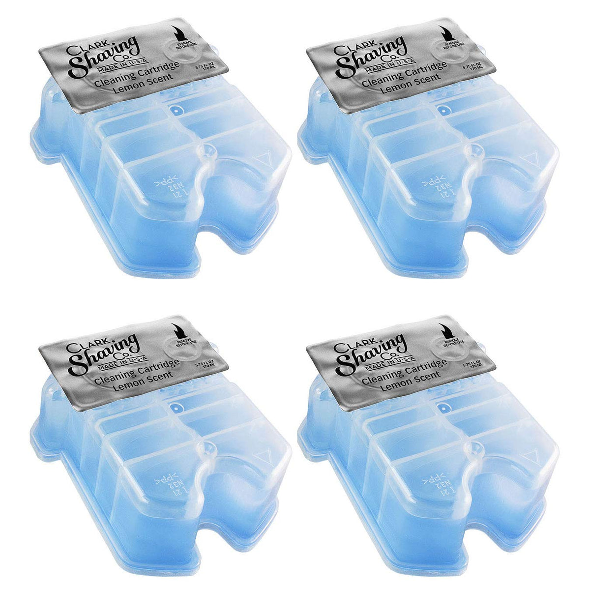 Clark Shaving Co. Refill Cartridges For Braun Clean & Renew Ccr (4 Pack)