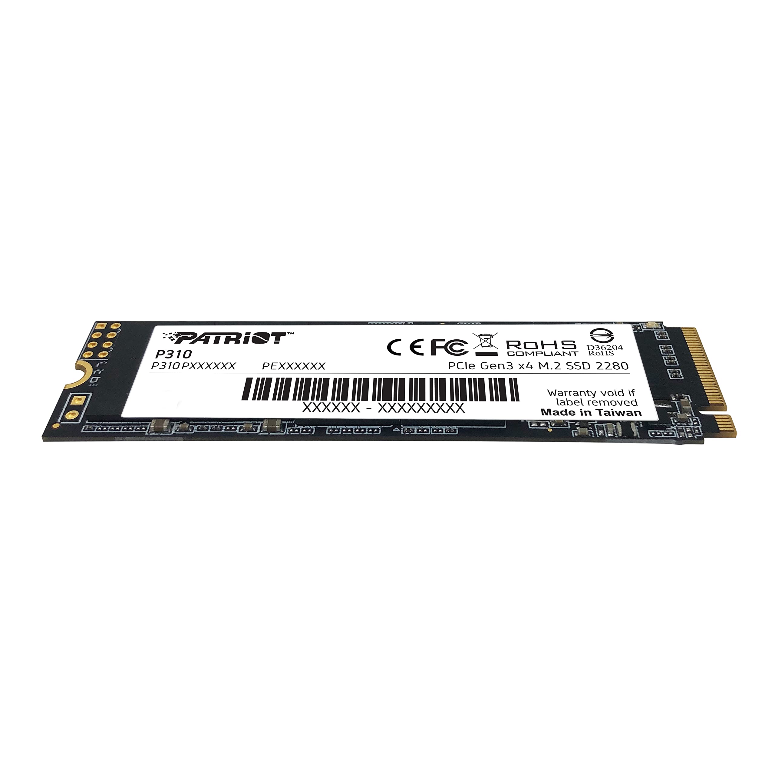 Patriot P310 1.92Tb Internal Ssd - Nvme Pcie M.2 Gen3 X 4 - Low-Power Consumption Solid State Drive - P310P192Tm28