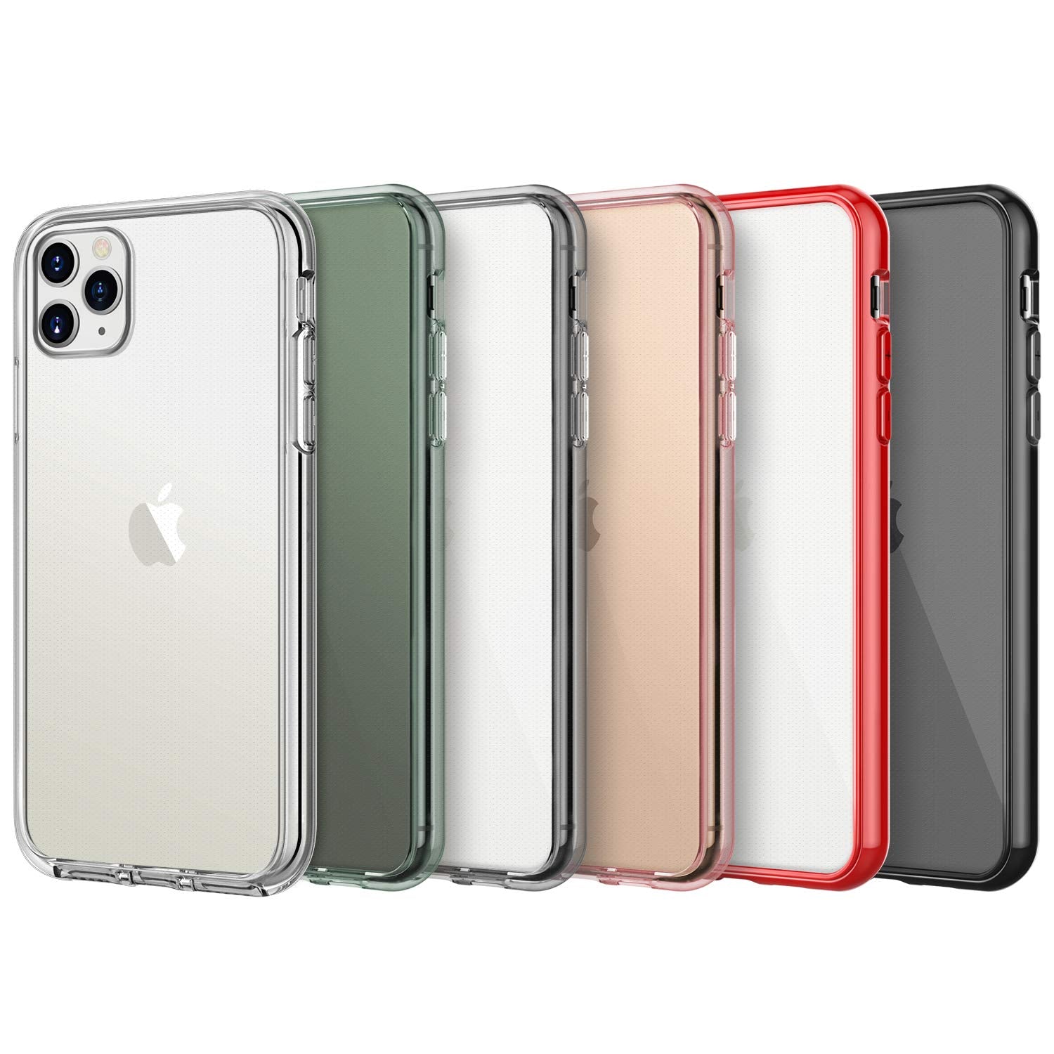 Jetech Case For Iphone 11 Pro 5.8-Inch, Non-Yellowing Shockproof Phone Bumper Cover, Anti-Scratch Clear Back (Clear)