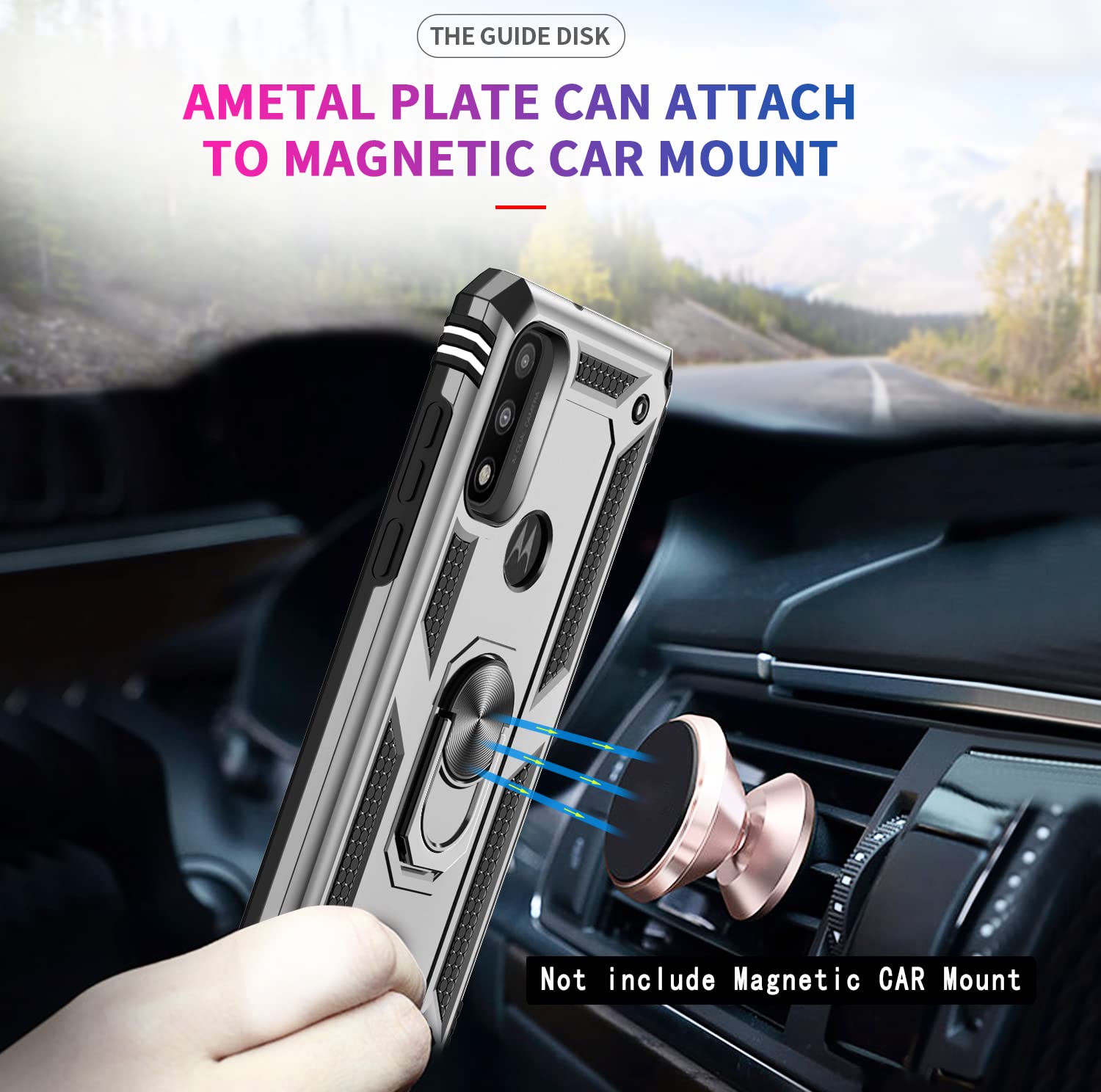 Leyi Case For Moto G Pure 2021/ G Play 2023, Motorola G Power 2022 Case With 2 Pcs Screen Protector, [Military Grade] Protective