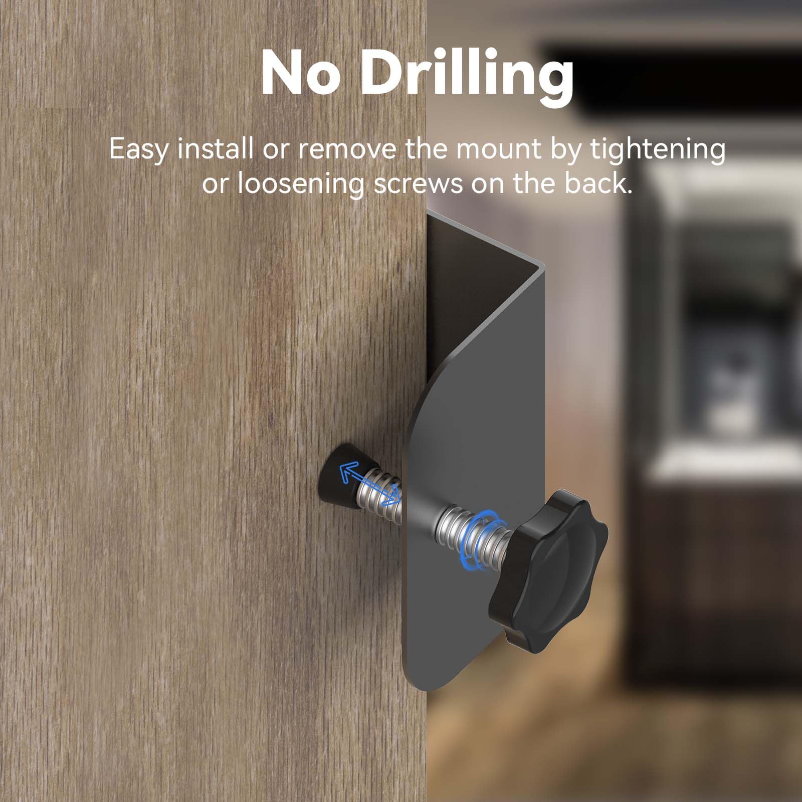 Tizomi Anti Theft Blink Doorbell Mount, No Drill Mounting Bracket Only Compatible With Blink Doorbell Camera, Accessories For Ap