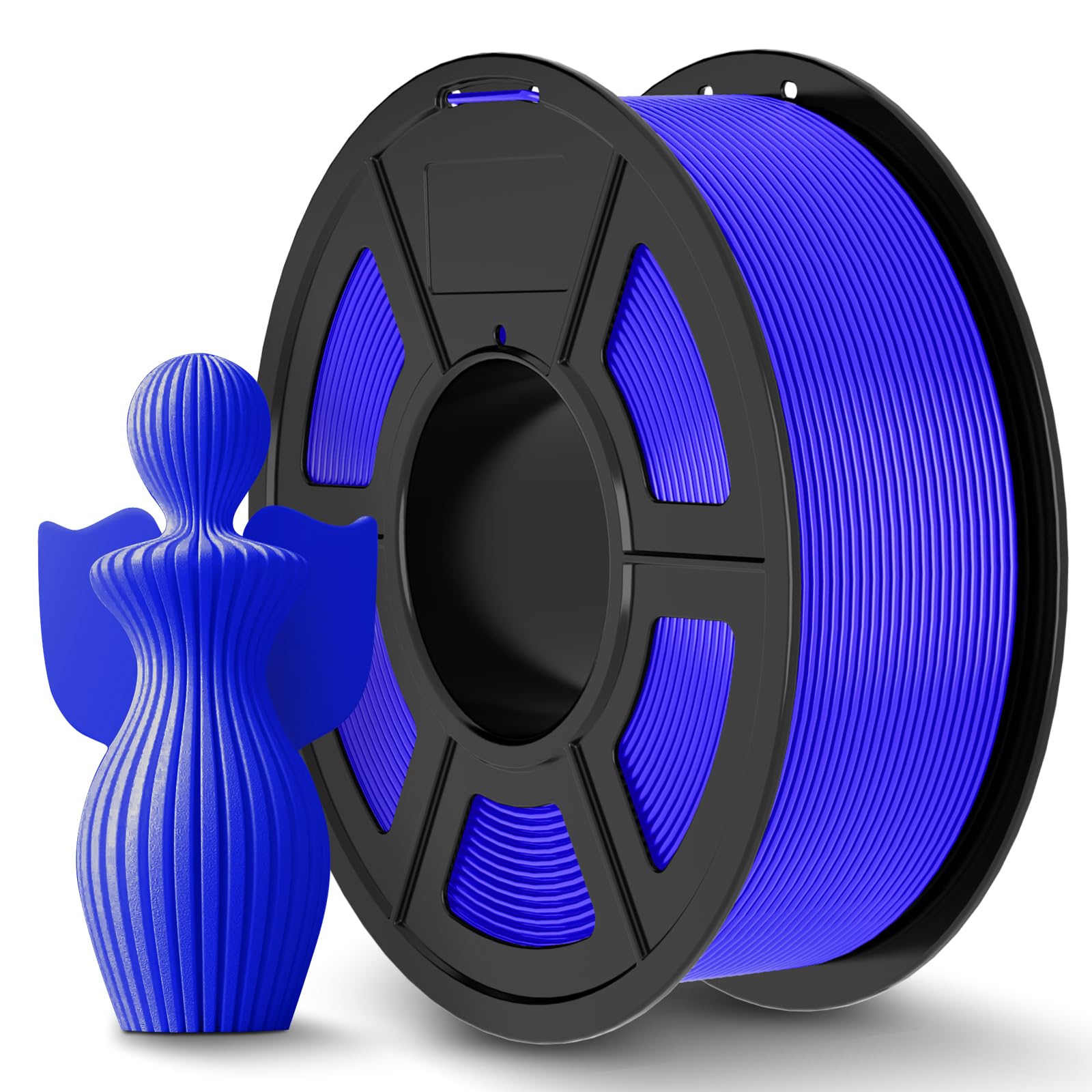 JAYO PLA+ Filament 1.75mm Blue 1.1kg, Enhanced PLA 3D Printer Filament for Stronger & Tougher Prints, High Strength & Durability