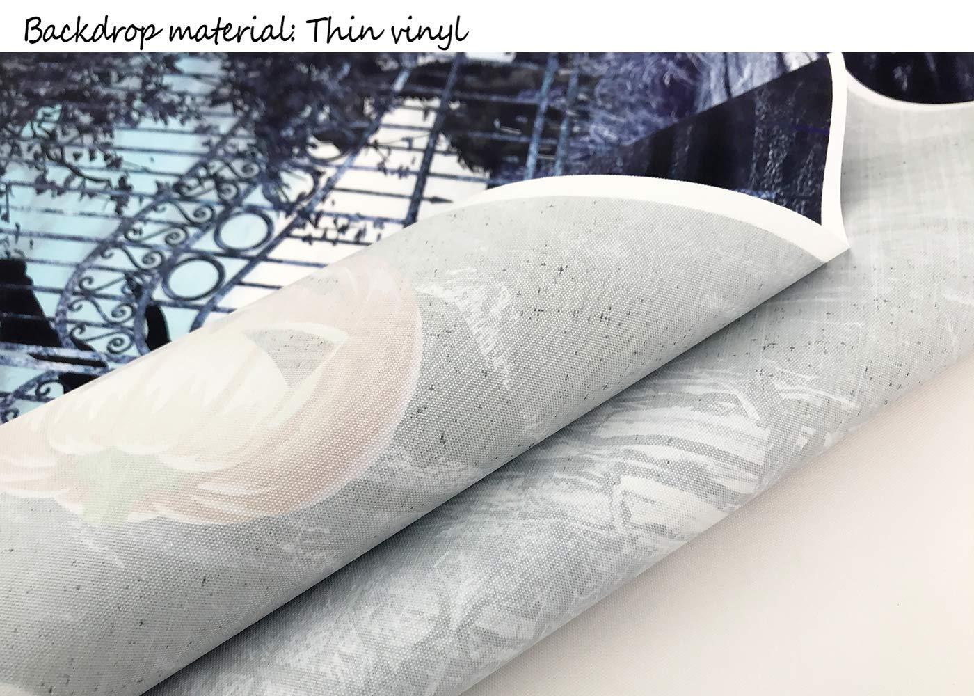 Capisco 10X10Ft Halloween Horrible Backdrops Pumpkin Ghost Photography Backgrounds For Halloween Party Night Ancient Architecture Vinyl Backdrop For Photoshoot Sco83B