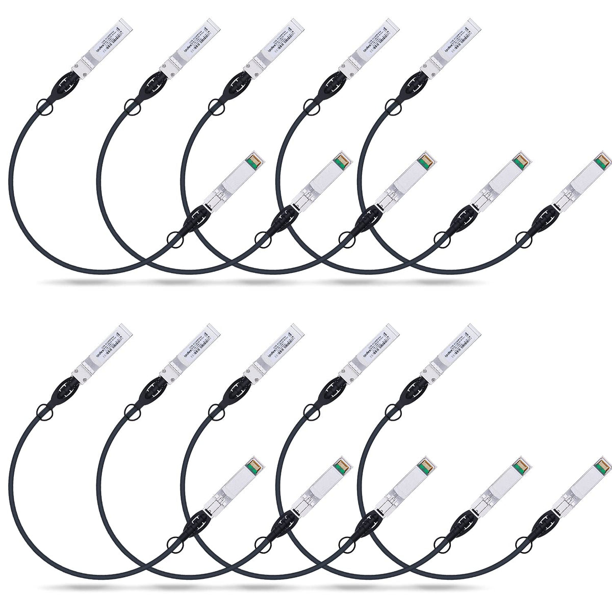 10G Sfp+ Twinax Cable, Direct Attach Copper(Dac) Passive Cable, 0.25M (0.82Ft), For Cisco Sfp H10Gb Cu0.25M, Meraki, Ubiquit, Mi