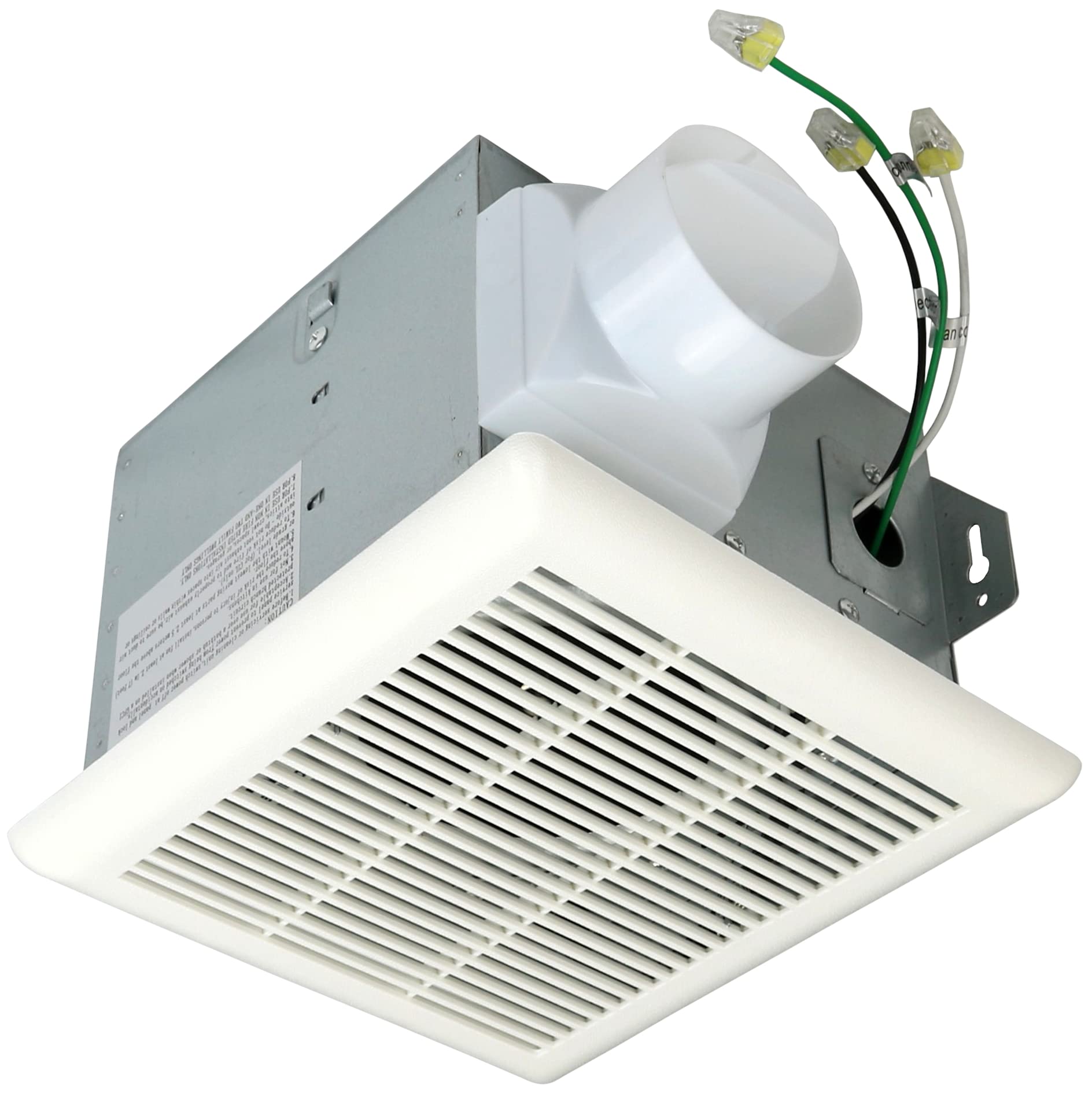 Harrier Hardware Very Quiet Bathroom Exhaust Ventilation Fan 70 Cfm, 2.0 Sone